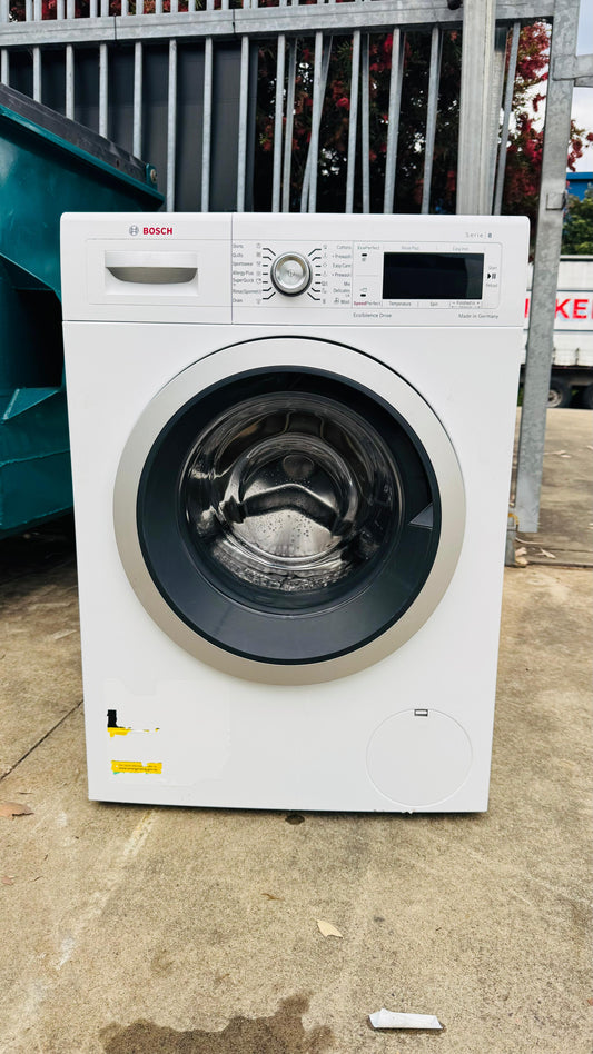 BOSCH 8KGS FRONT LOADER WASHING MACHINE SERIES8