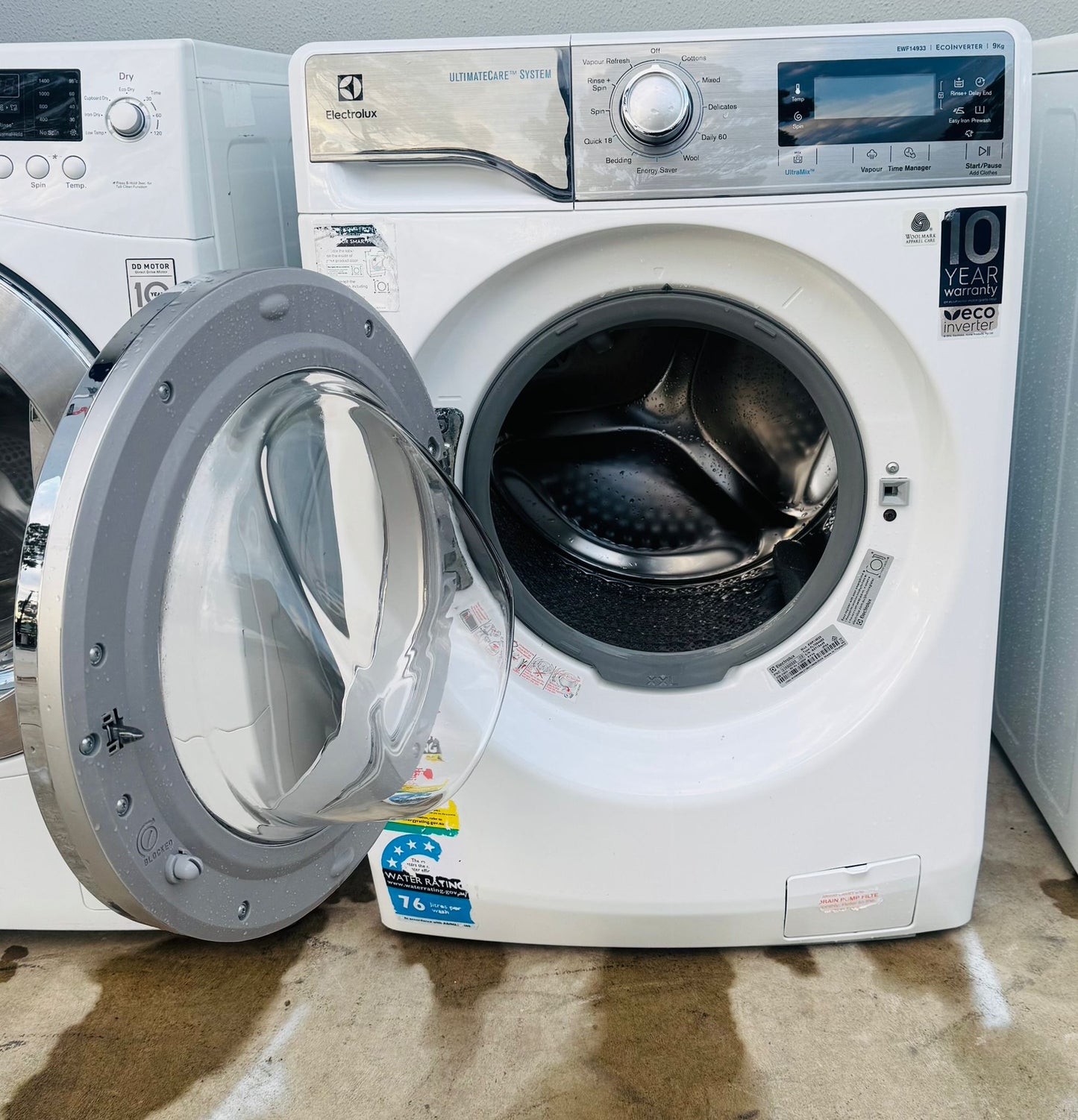 ELECTROLUX 9 KGS FRONT LOADER WASHING MACHINE