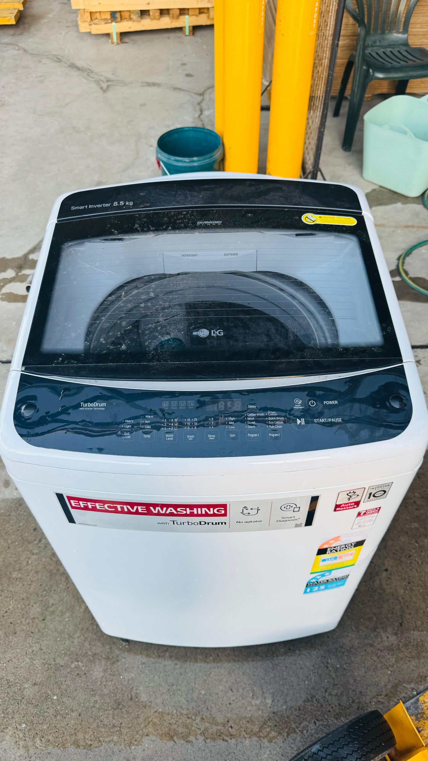 LG 8.5KGS TOP LOADER WASHING MACHINE