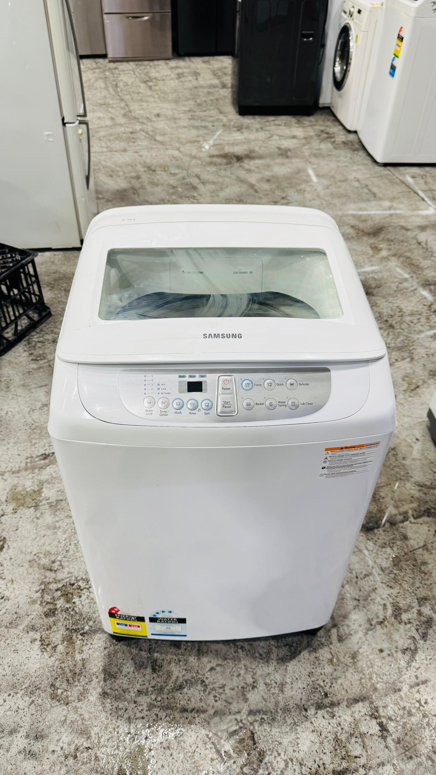 SAMSUNG 6.5KGS TOP LOADER WASHING MACHINE