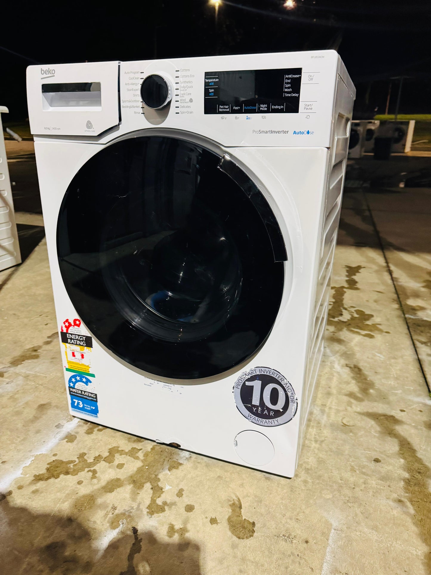 BEKO 8.5KGS FRONT LOADER WASHING MACHINE