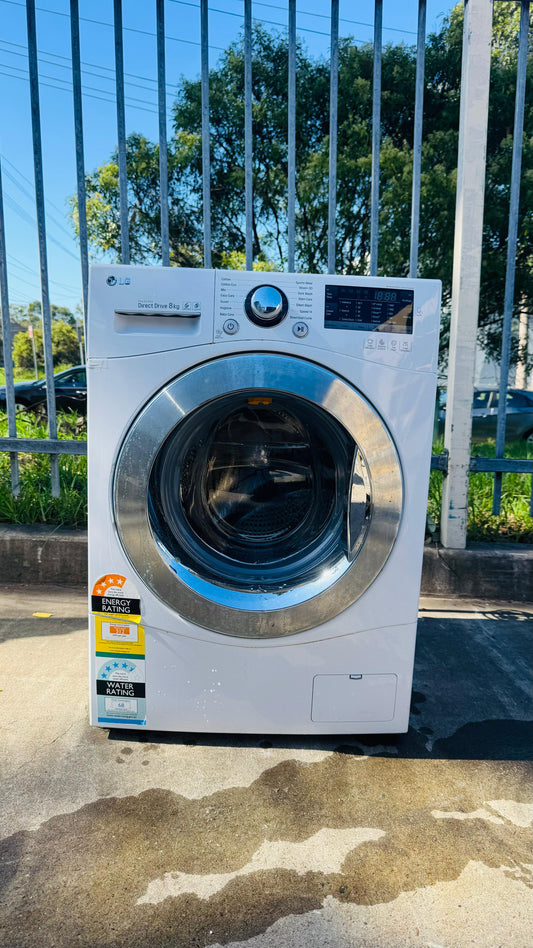 LG 8KGS FRONT LOADER WASHING MACHINE