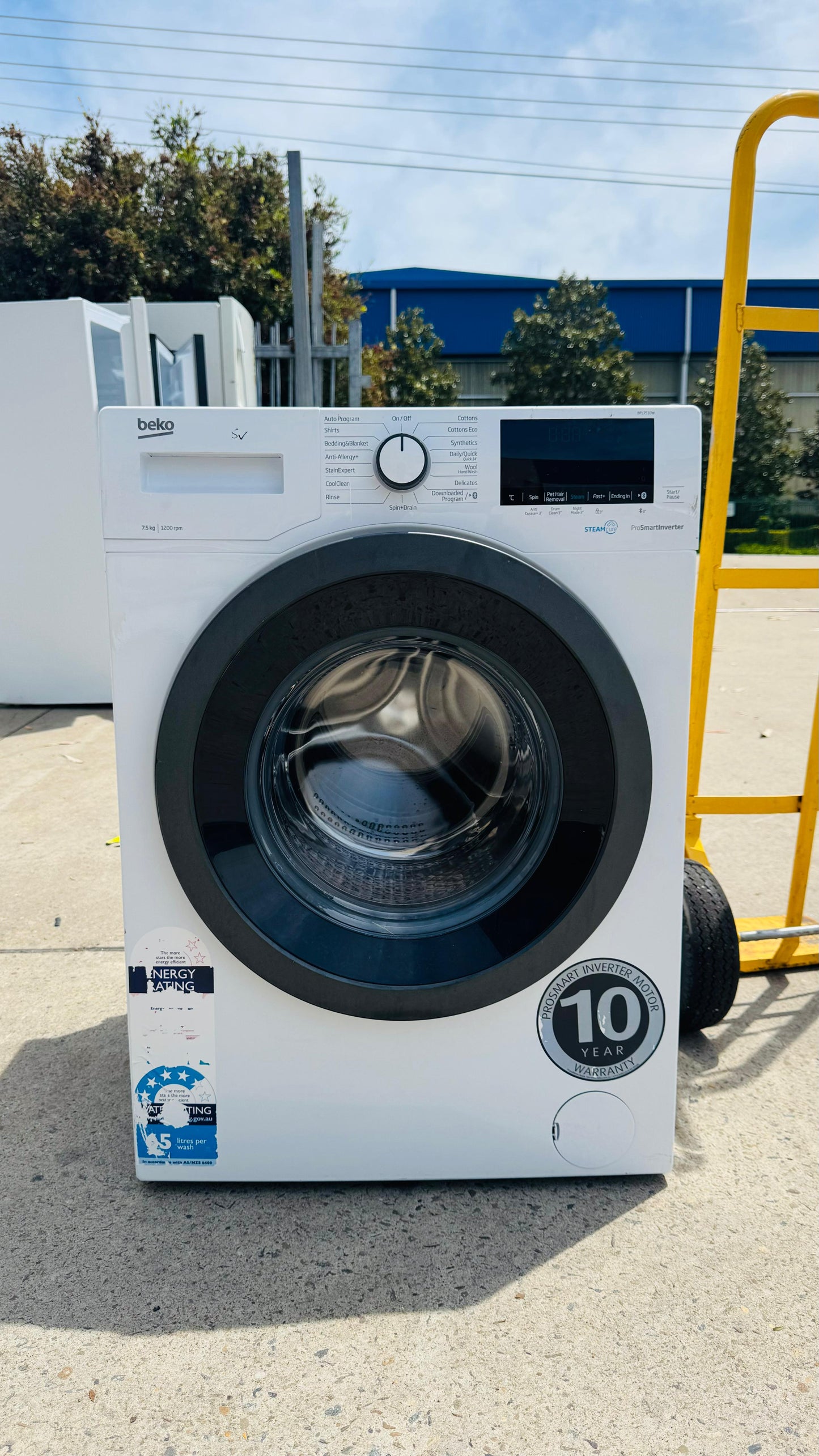 BEKO 7.5KGS FRONT LOADER WASHING MACHINE