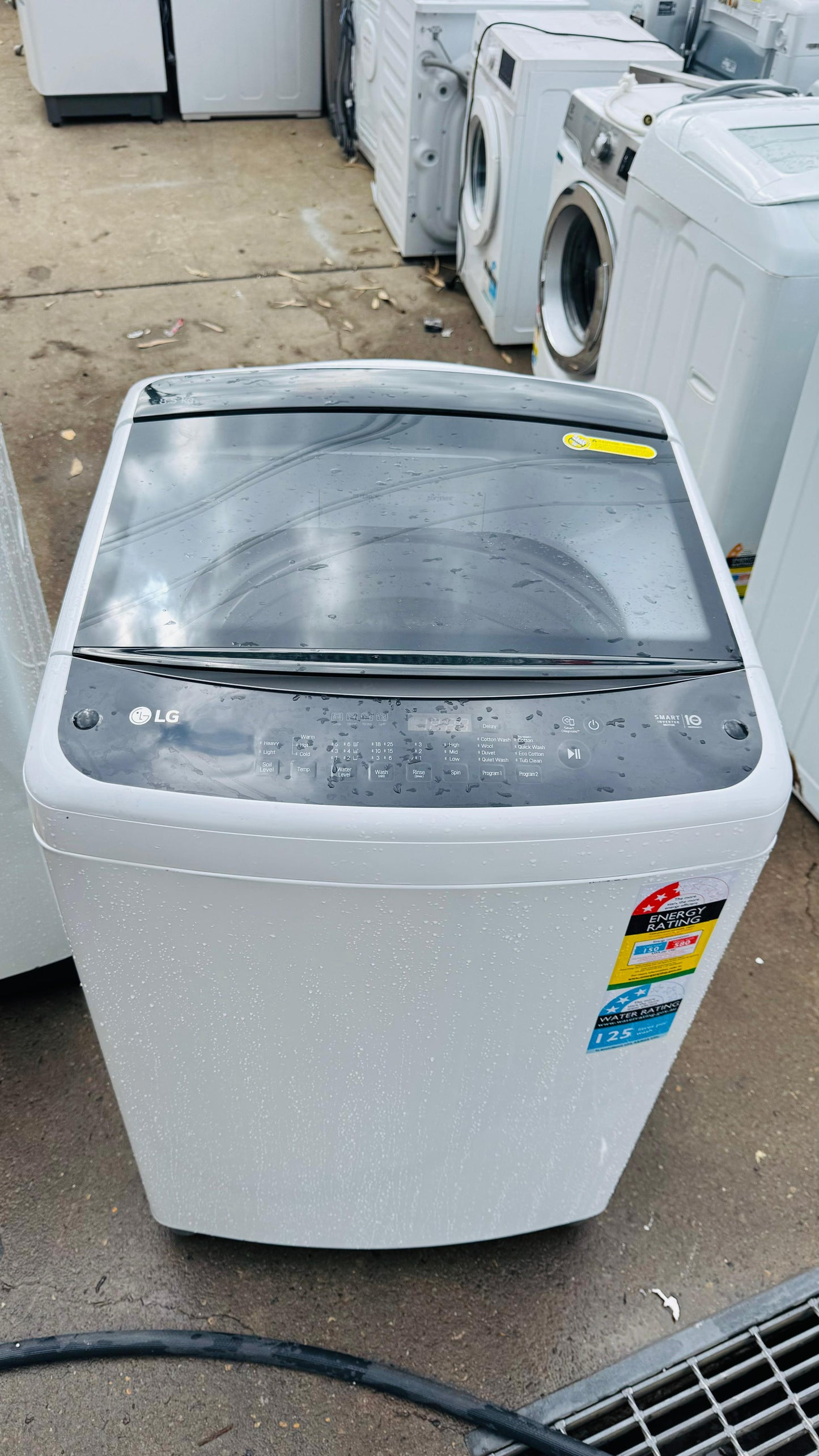 LG 8.5KGS TOP LOADER WASHING MACHINE
