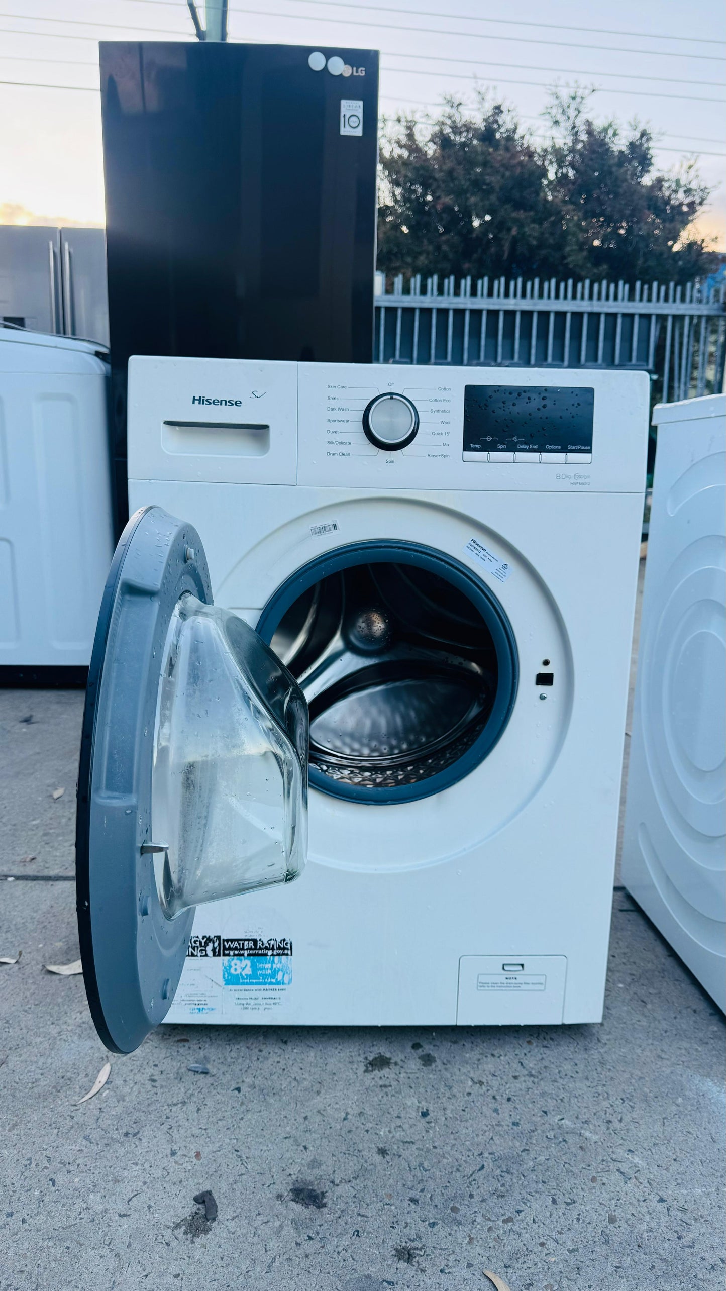 HISENSE 8KGS FRONT LOADER WASHING MACHINE