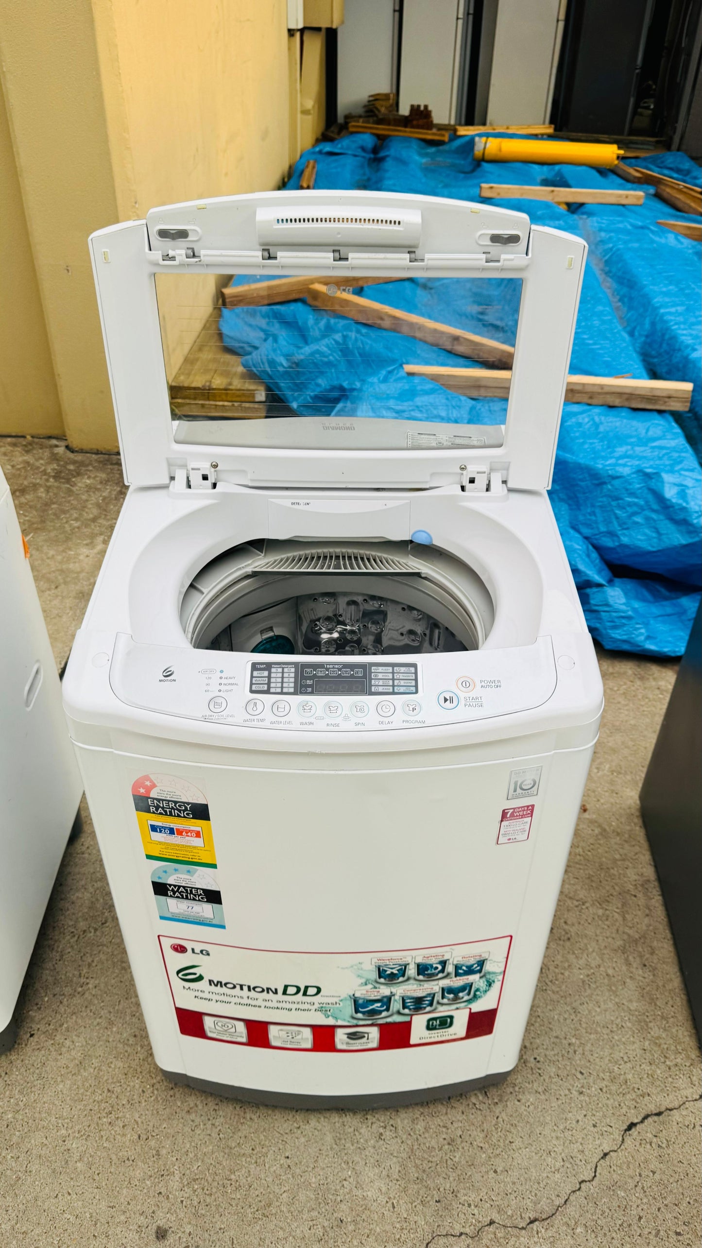 LG 7.5KGS TOP LOADER WASHING MACHINE