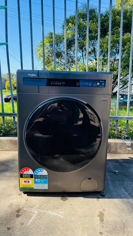 WHIRLPOOL 9KGS FRONT LOADER WASHING MACHINE