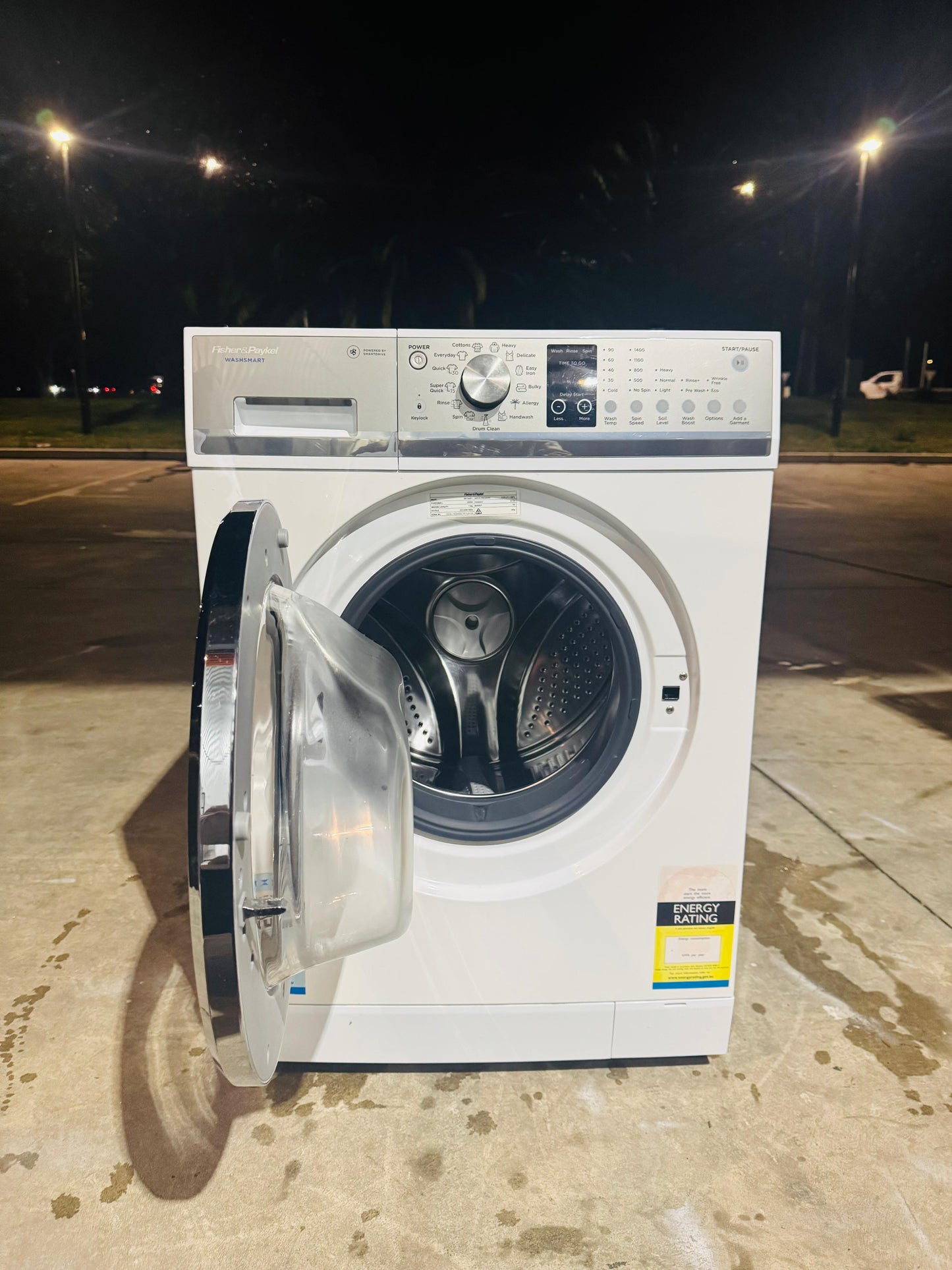 FISHER AND PAYKEL 7.5 KGS FRONT LOADER WASHING MACHINE