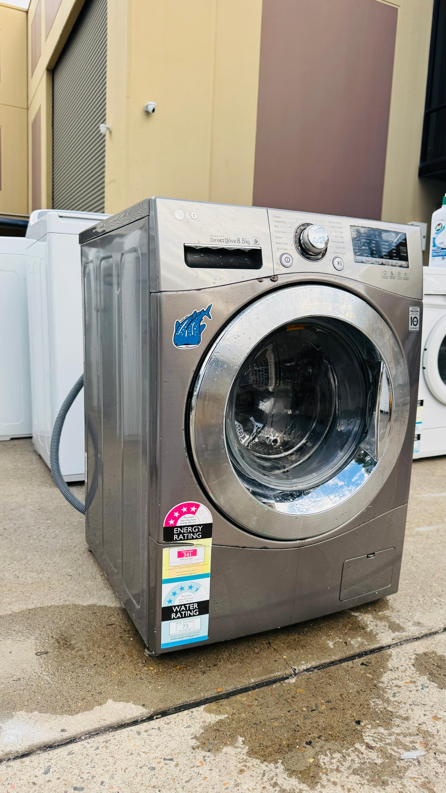 SAMSUNG 8.5KGS FRONT LOADER WASHING MACHINE