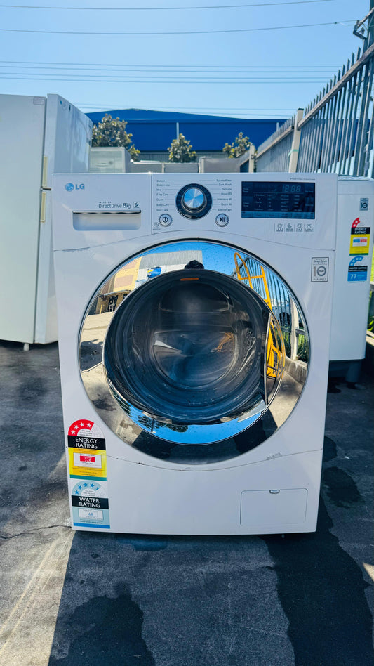 LG 8KGS FRONT LOADER WASHING MACHINE