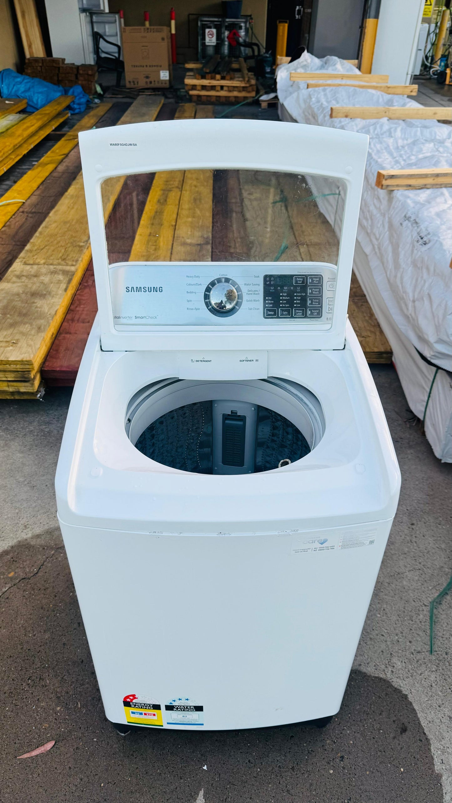SAMSUNG 8KGS TOP LOADER WASHING MACHINE
