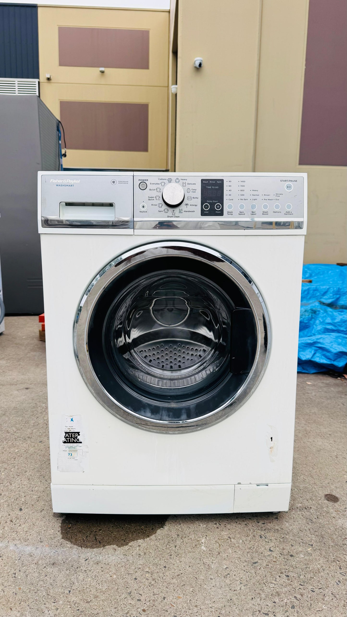 FISHER AND PAYKEL 8.5KGS FRONT LOADER WASHING MACHINE