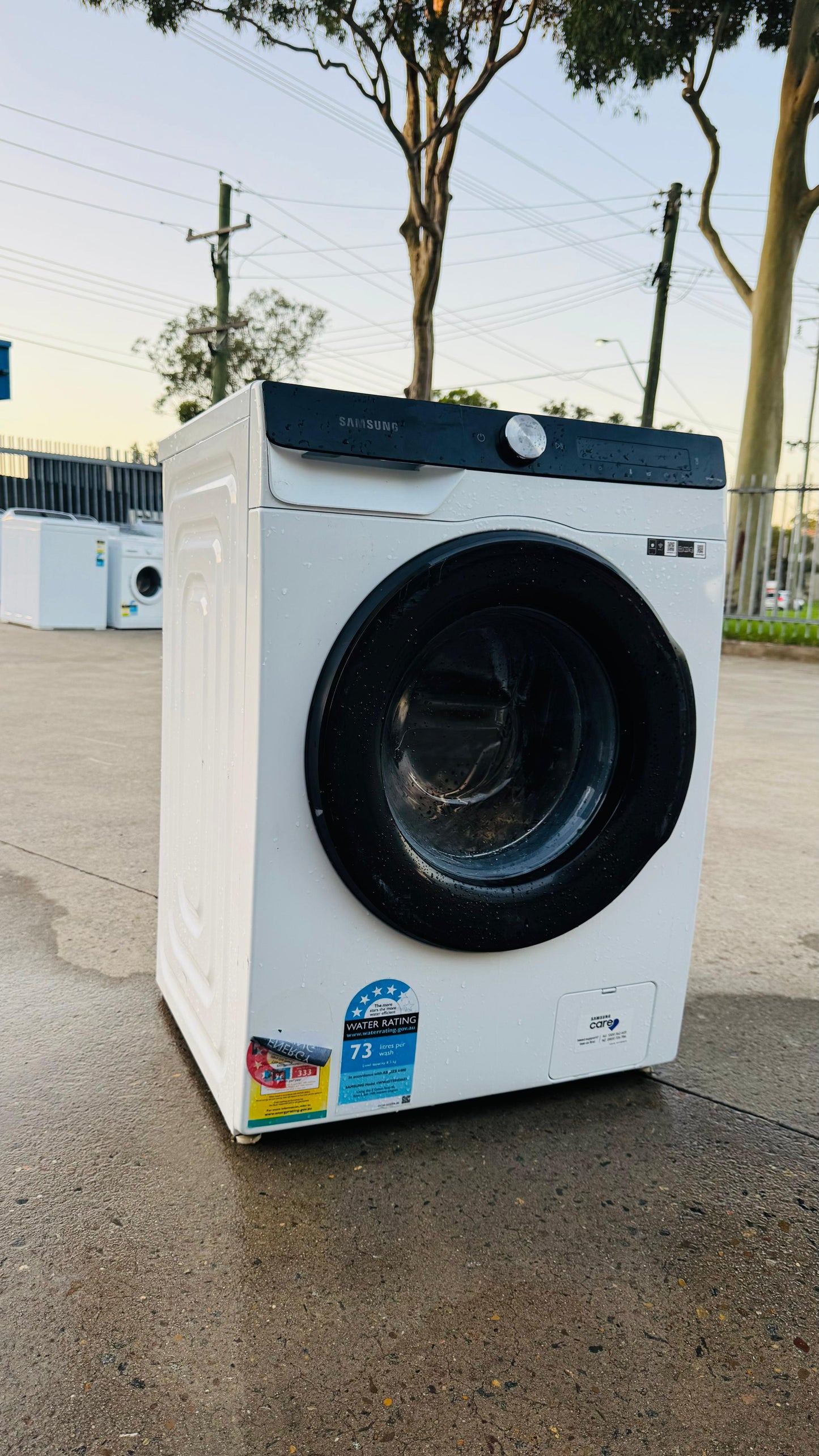 SAMSUNG 8.5KGS FRONT LOADER WASHING MACHINE