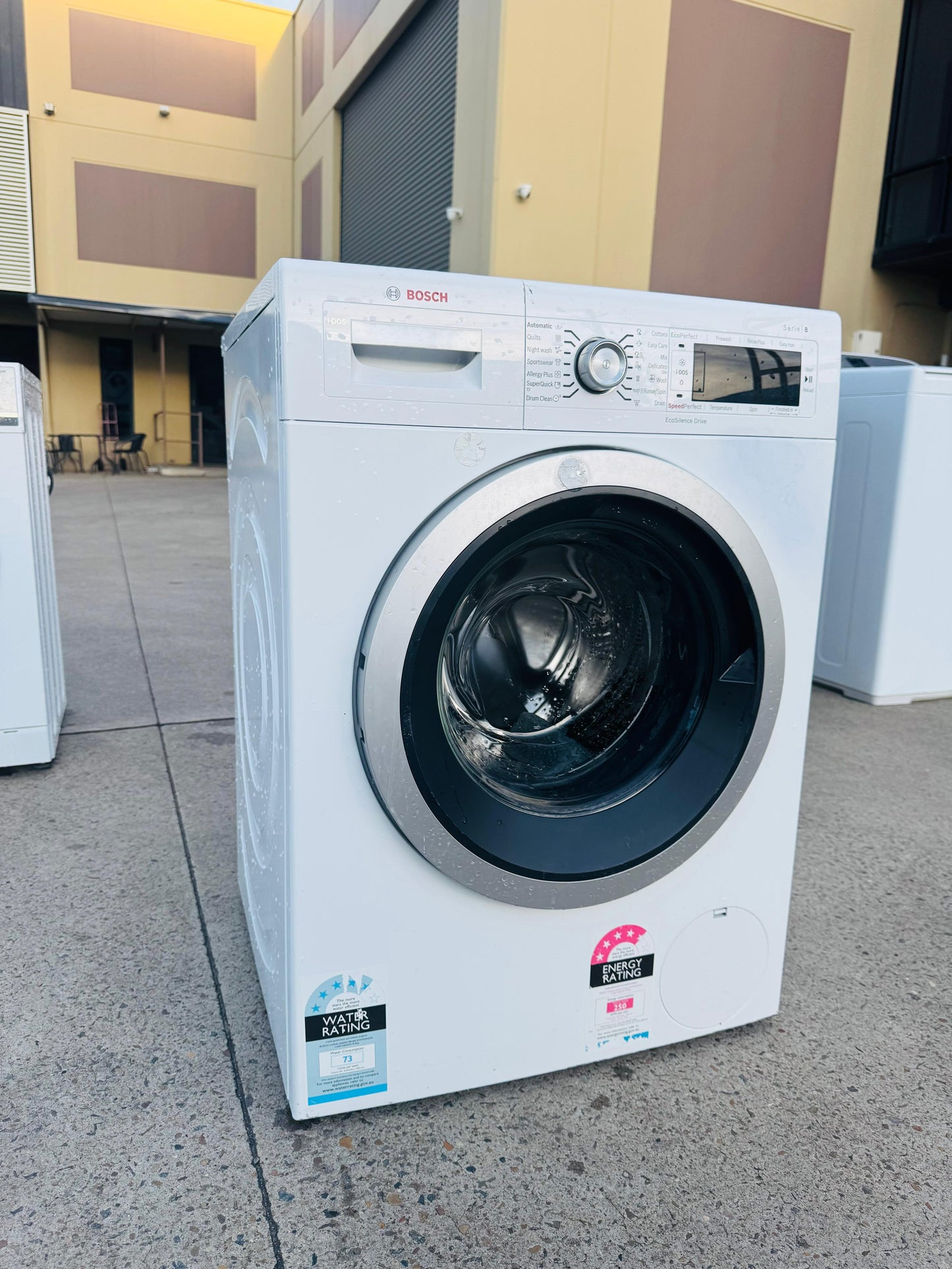 BOSCH 8.5 KGS FRONT LOADER WASHING MACHINE