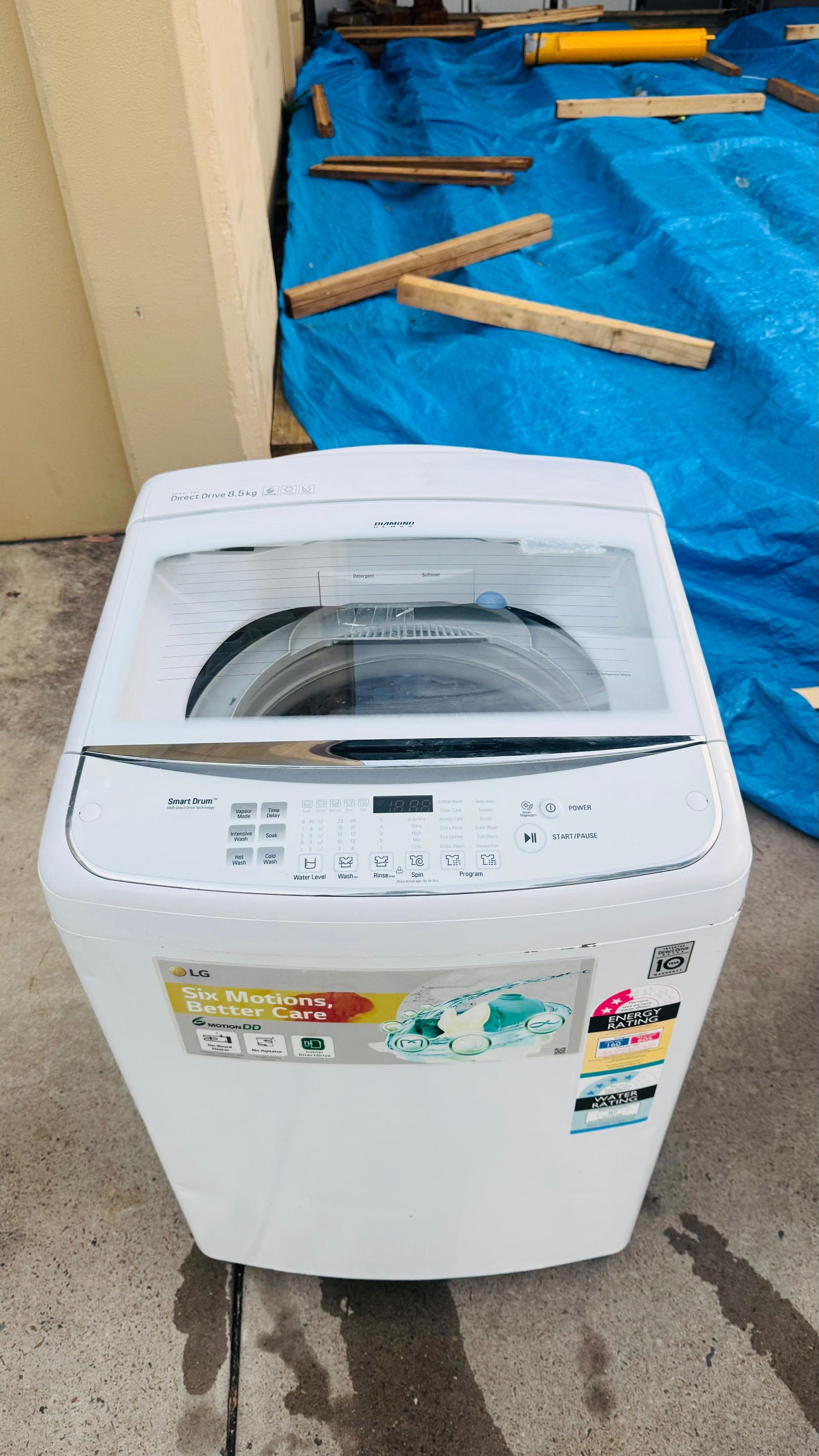 LG 8.5KGS TOP LOADER WASHING MACHINE