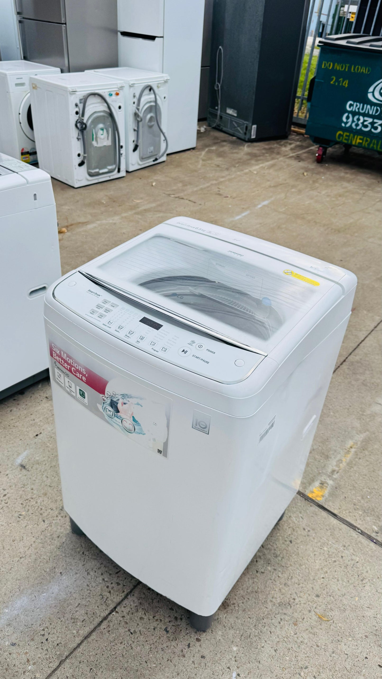LG 6.5KGS TOP LOADER WASHING MACHINE