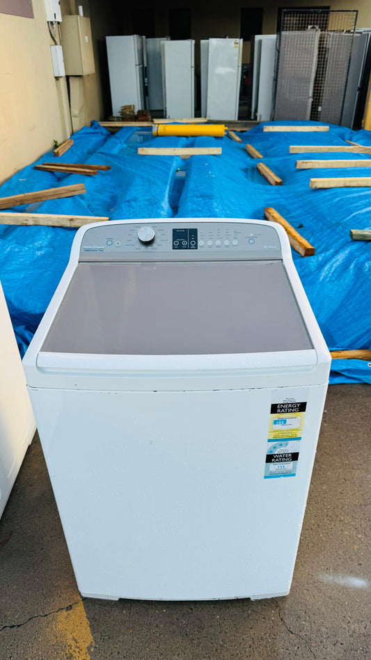 FISHER AND PAYKEL 10KGS TOP LOADER WASHING MACHINE