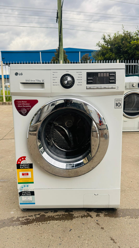 LG 7.5KGS FRONT LOADER WASHING MACHINE