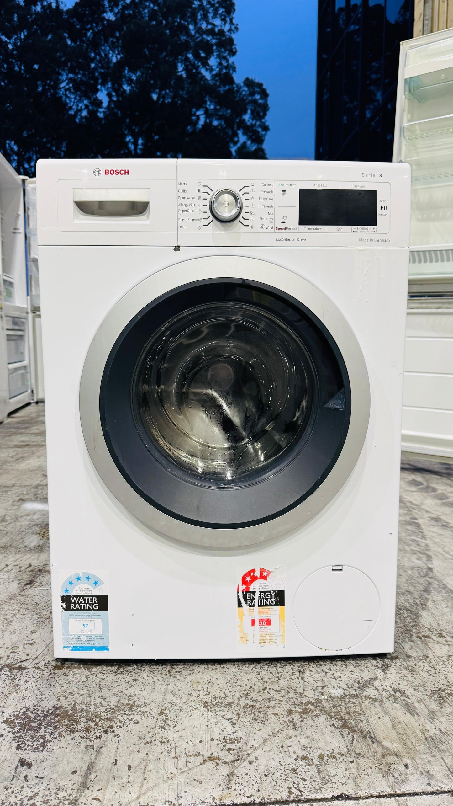 BOSCH 8KGS FRONT LOADER WASHING MACHINE