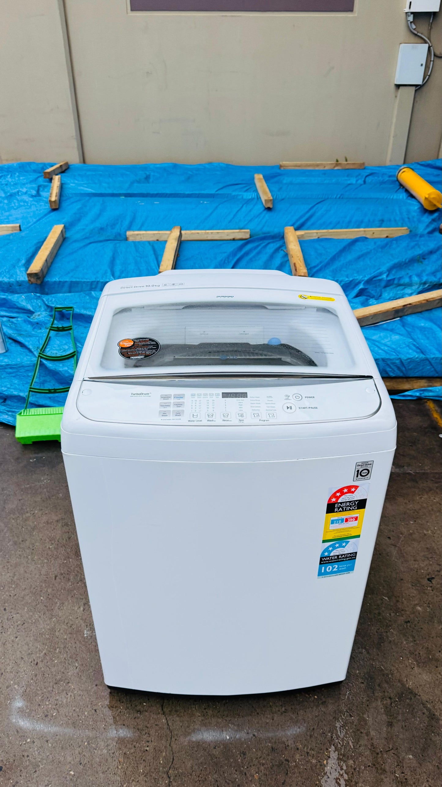LG 10KGS TOP LOADER WASHING MACHINE