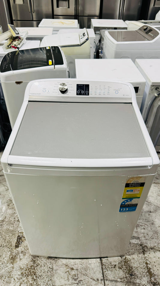 FISHER AND PAYKEL 10KGS TOP LOADER WASHING MACHINE