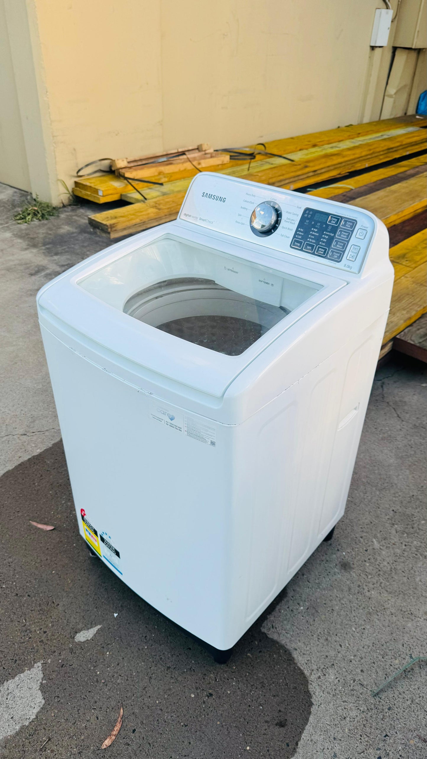 SAMSUNG 8KGS TOP LOADER WASHING MACHINE