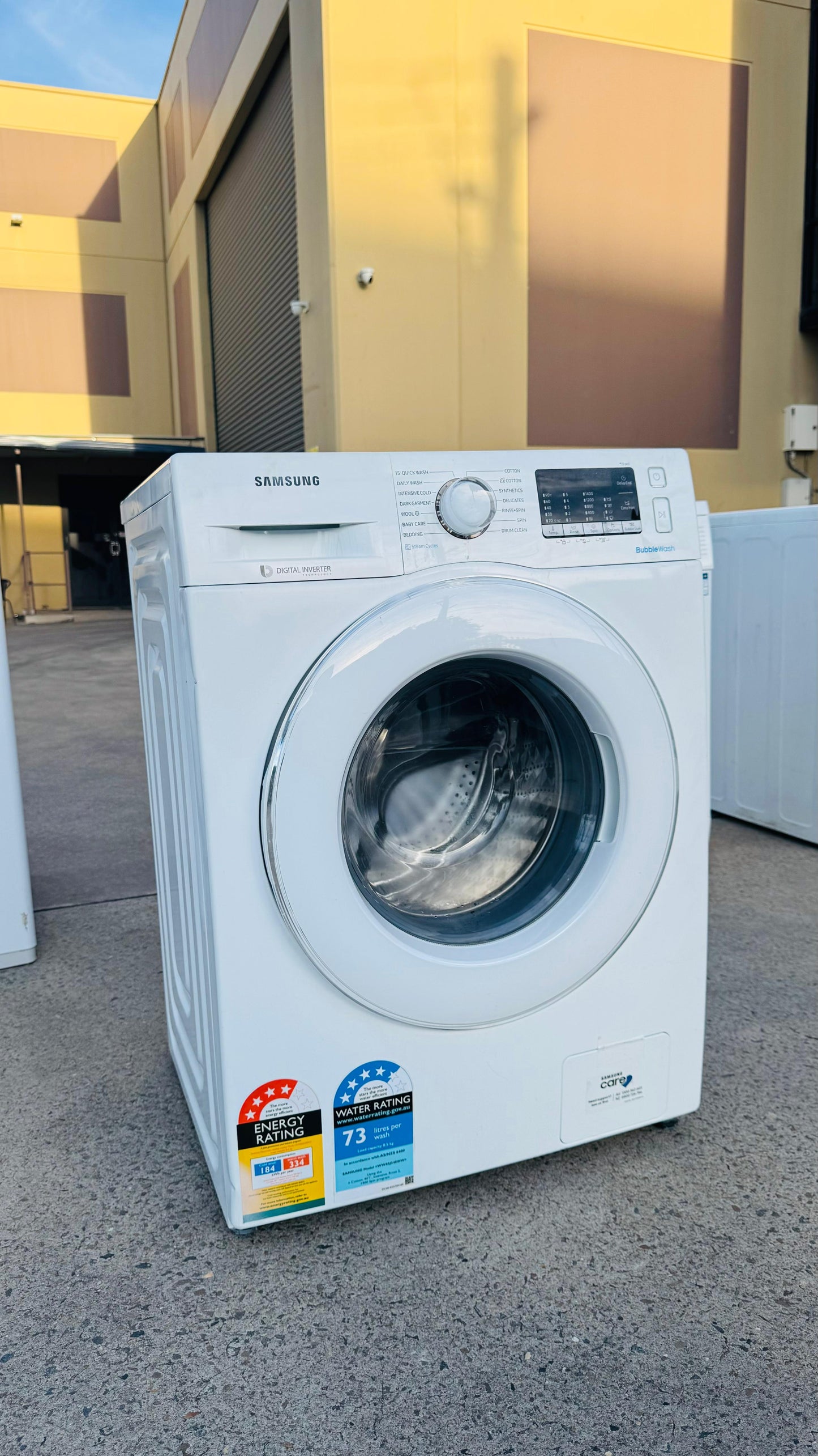 SAMSUNG 8.5KGS FRONT LOADER WASHING MACHINE