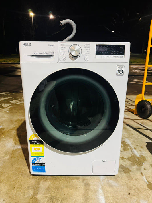 LG 7.5KGS FRONT LOADER WASHING MACHINE