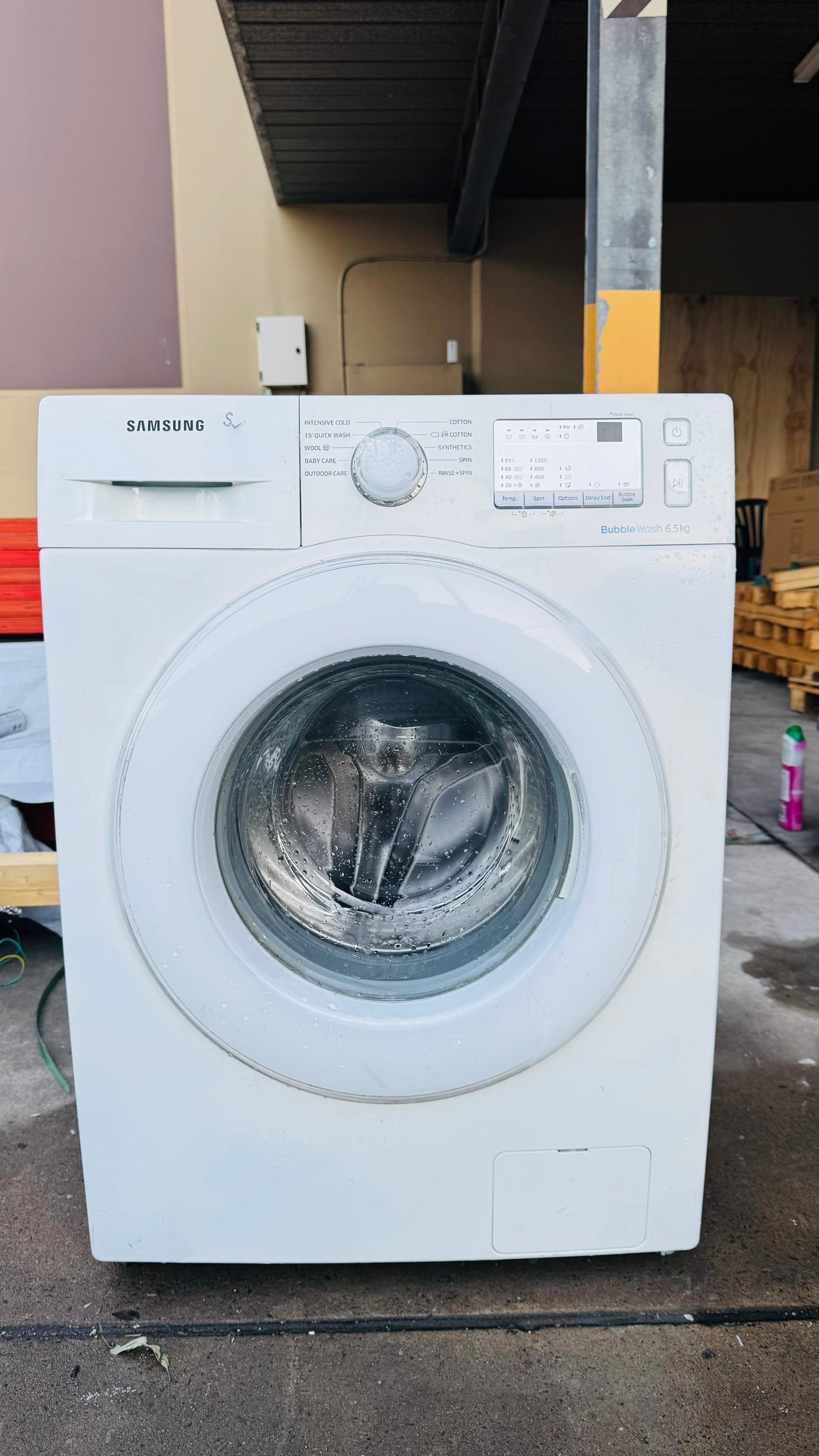 SAMSUNG 6.5KGS FRONT LOADER WASHING MACHINE
