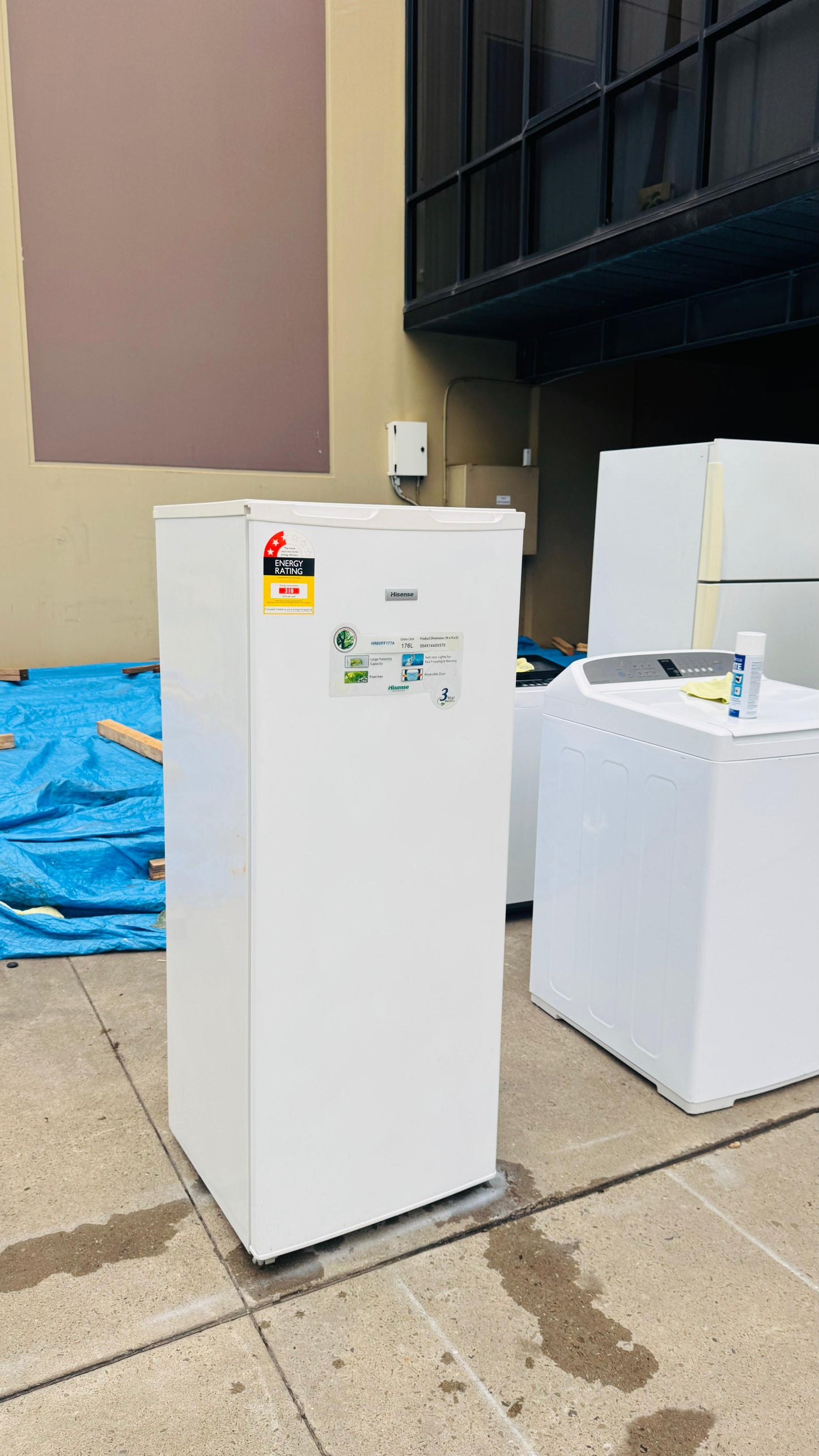 HISENSE 176 LITRES FREEZER ONLY