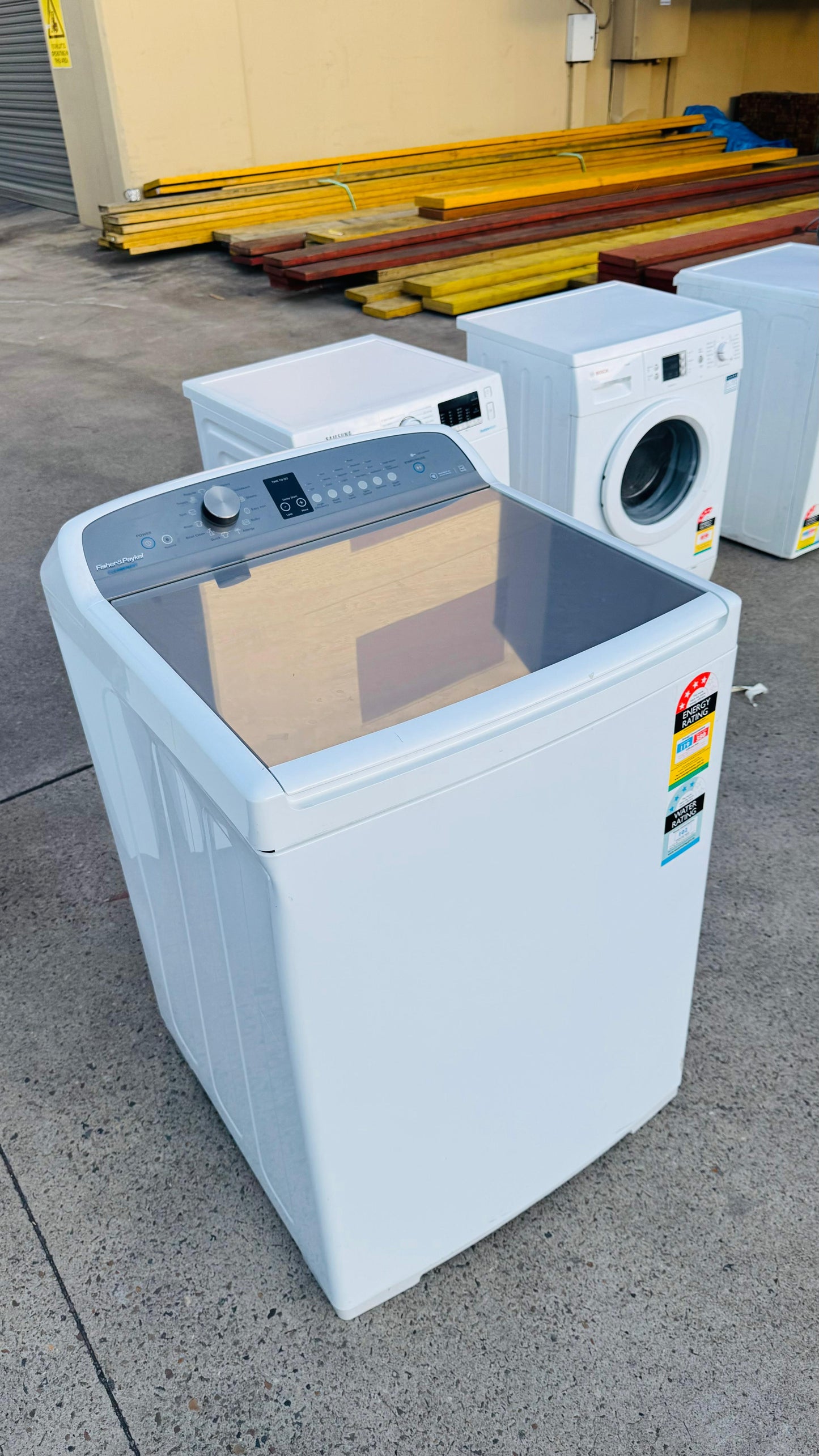 FISHER AND PAYKEL 10KGS TOP LOADER WASHING MACHINE
