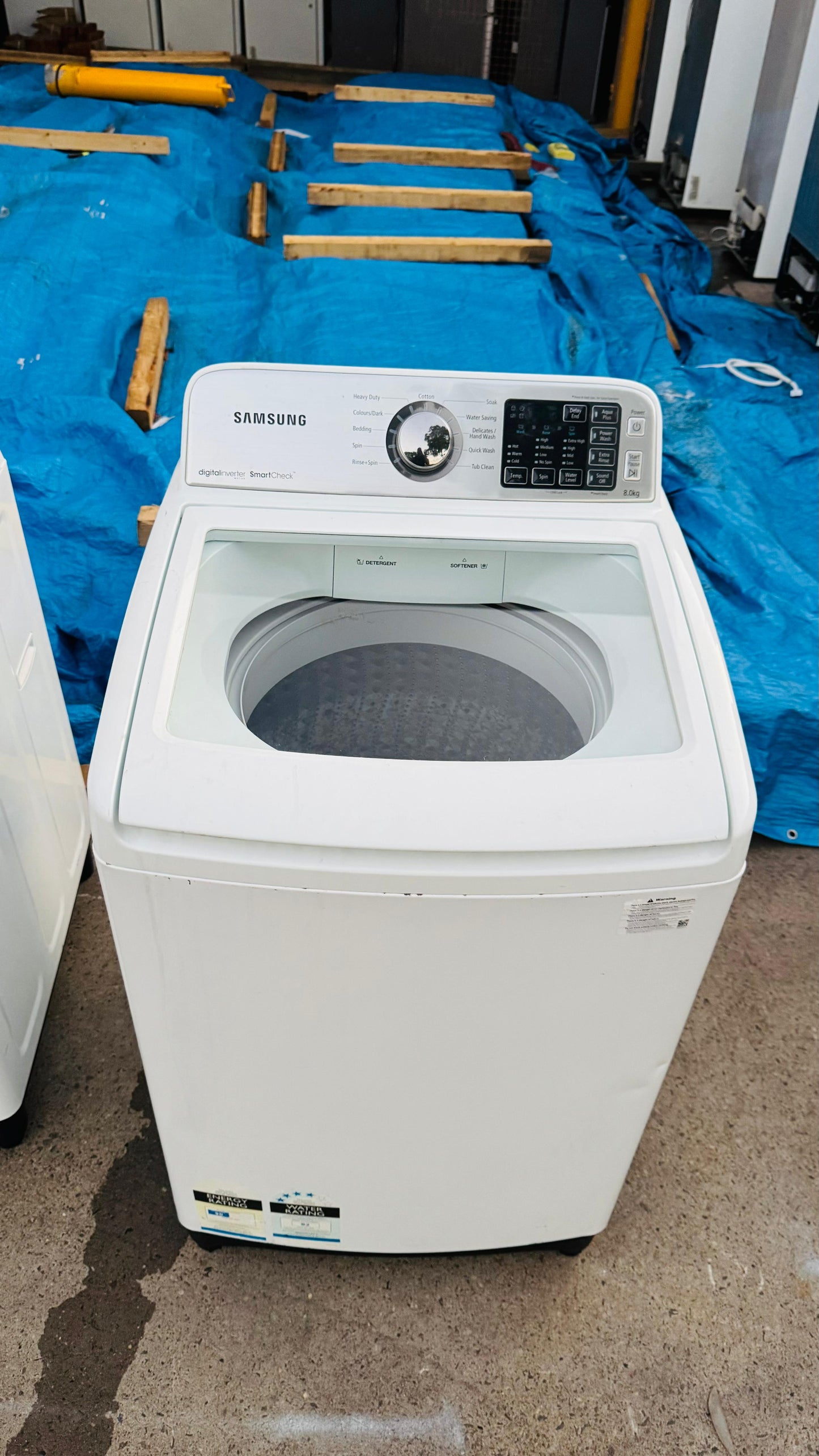 SAMSUNG 8KGS TOP LOADER WASHING MACHINE