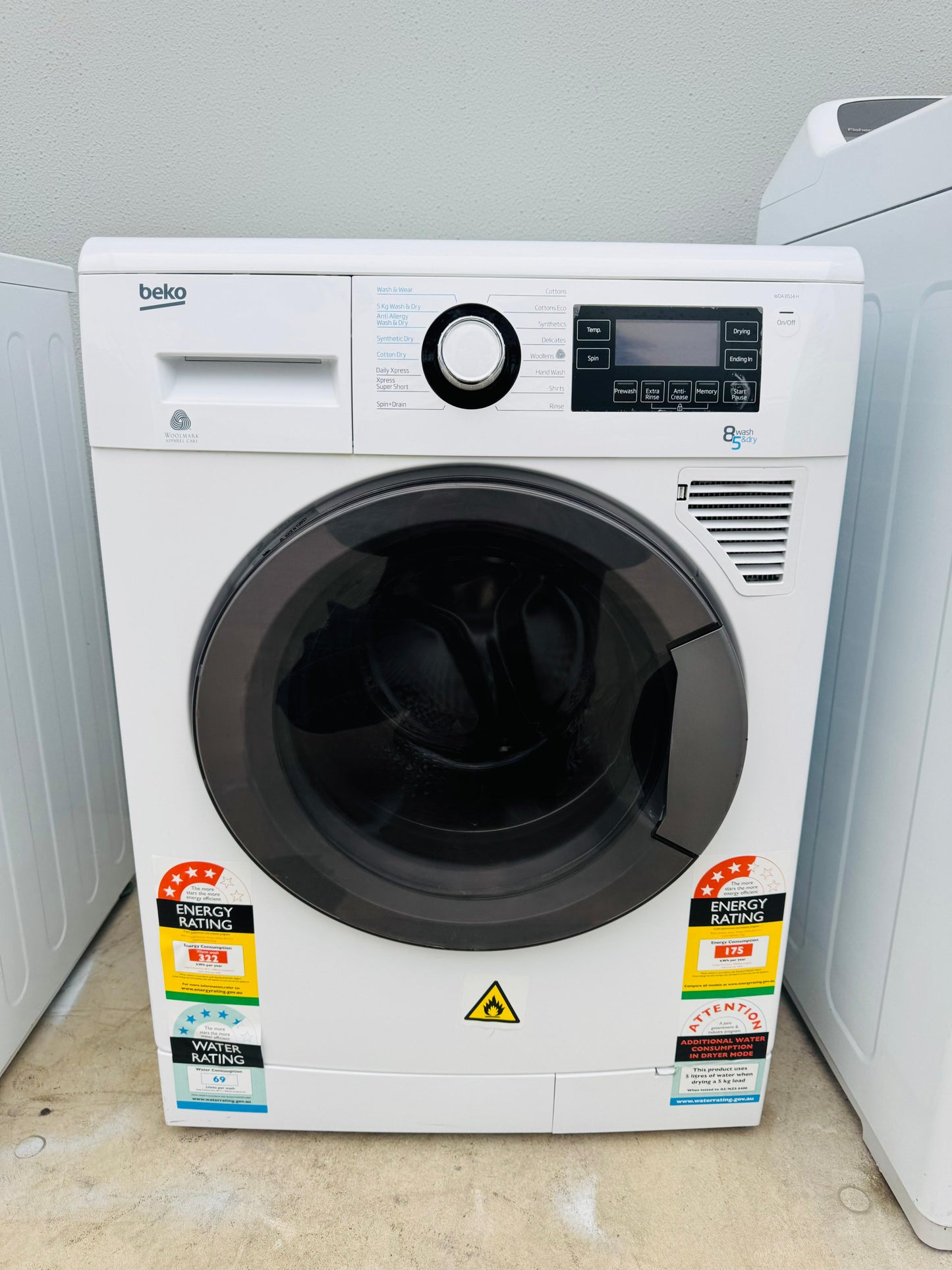 BEKO 8KGS FRONT LOADER WASHING MACHINE