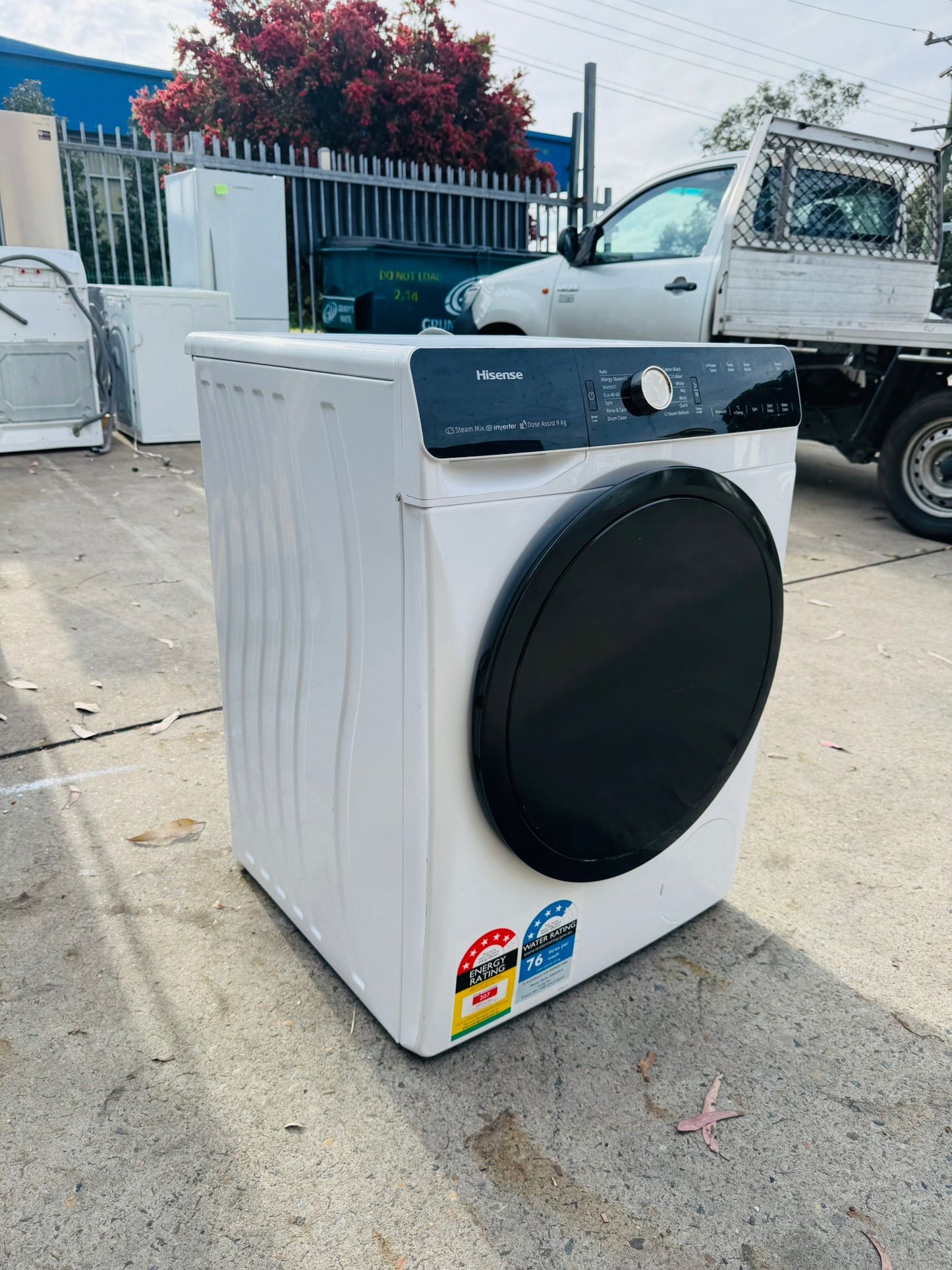 HISENSE 9KGS FRONT LOADER WASHING MACHINE