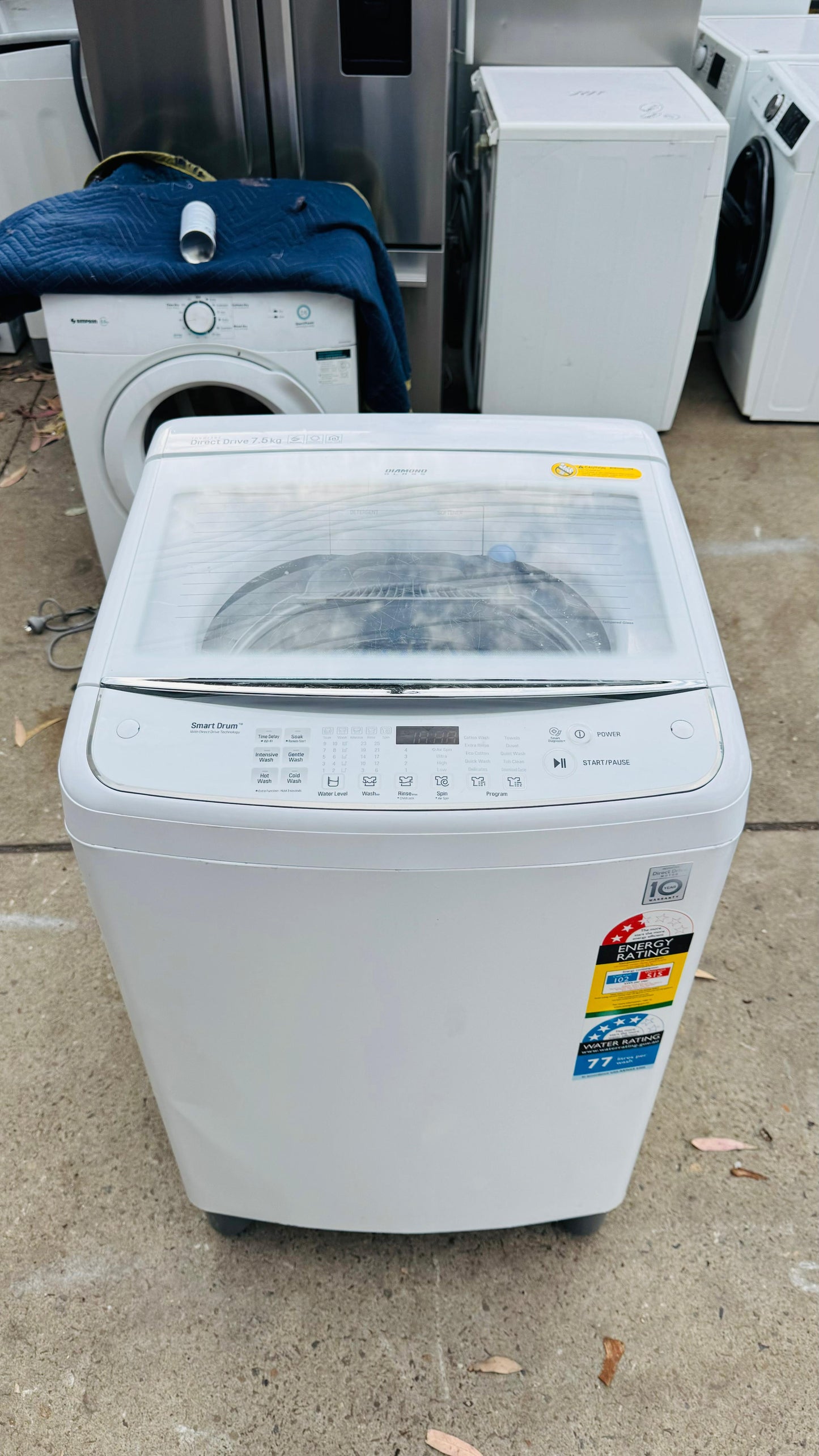LG 7.5KGS TOP LOADER WASHING MACHINE