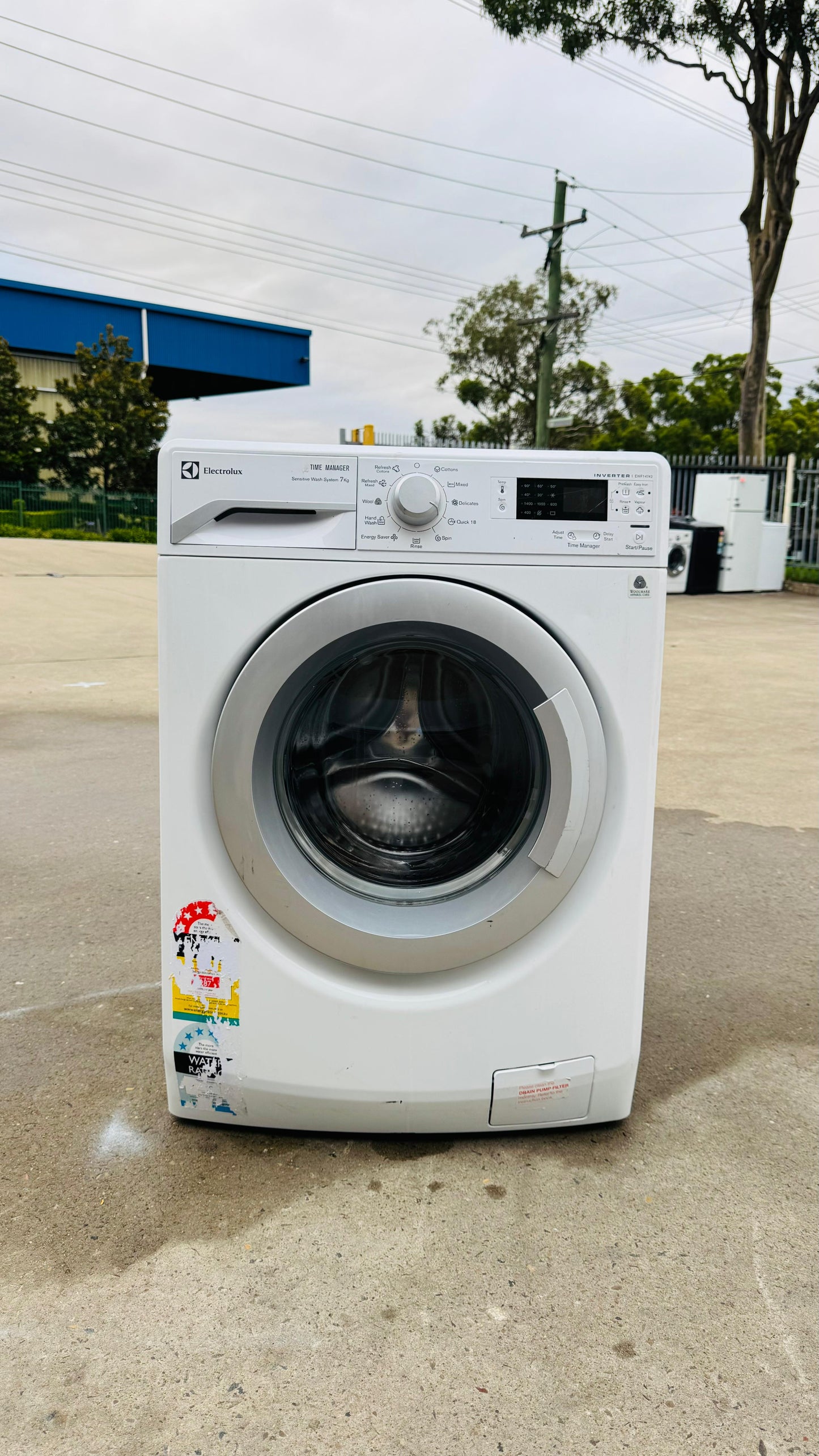 ELECTROLUX 7KGS FRONT LOADER WASHING MACHINE
