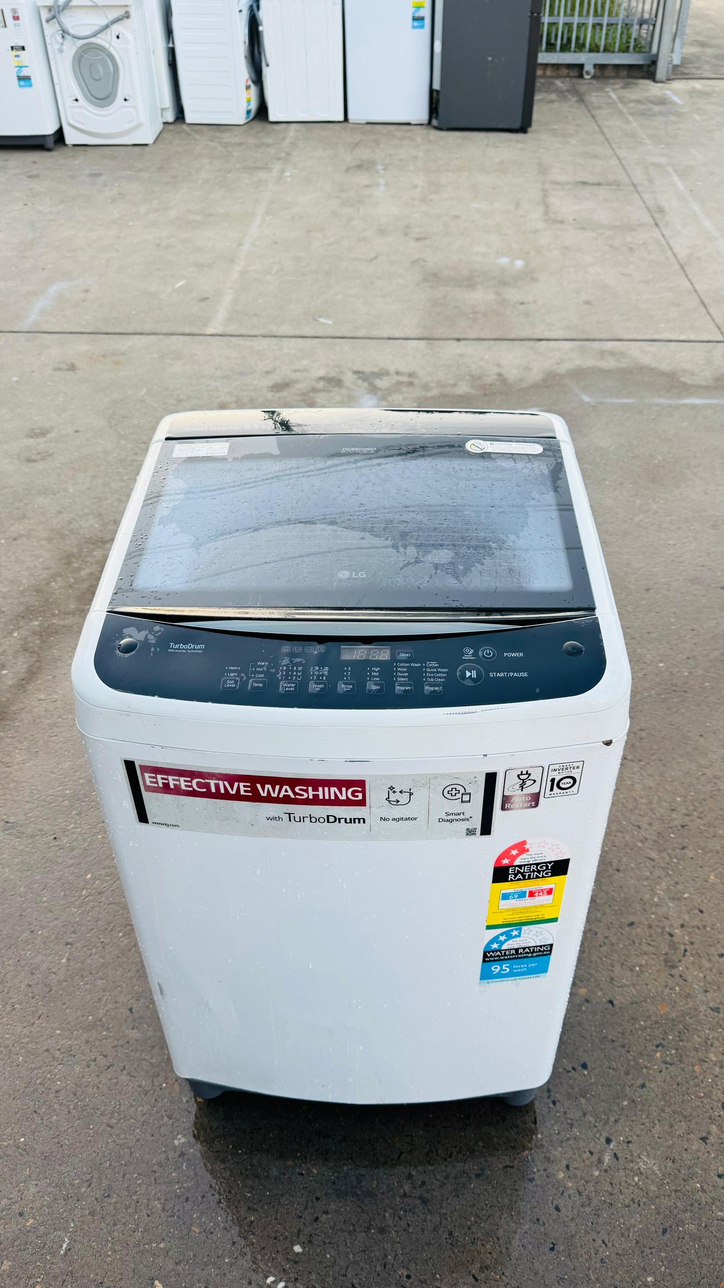 LG 6.5KGS TOP LOADER WASHING MACHINE