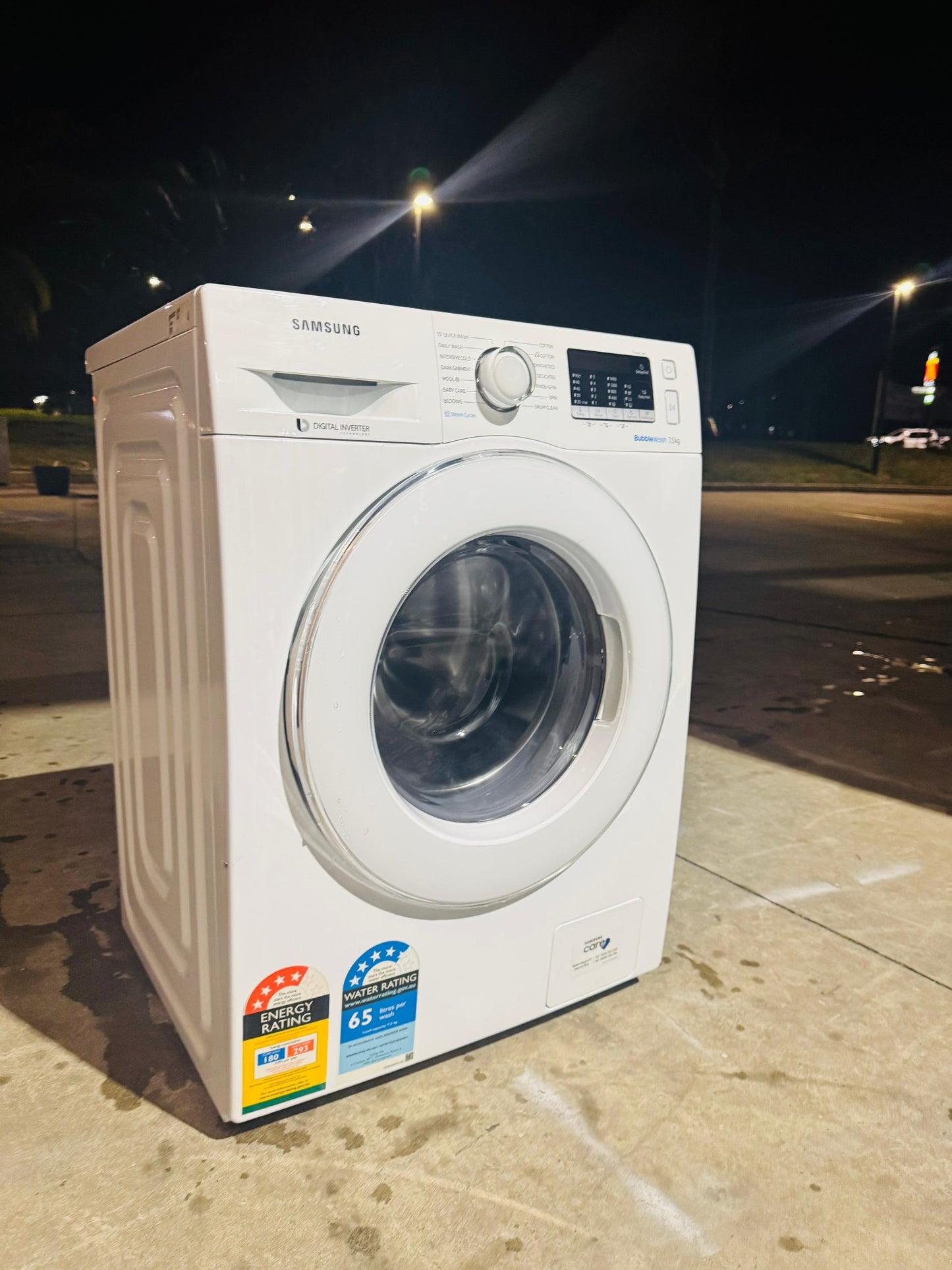 SAMSUNG 7.5 KGS FRONT LOADER WASHING MACHINE