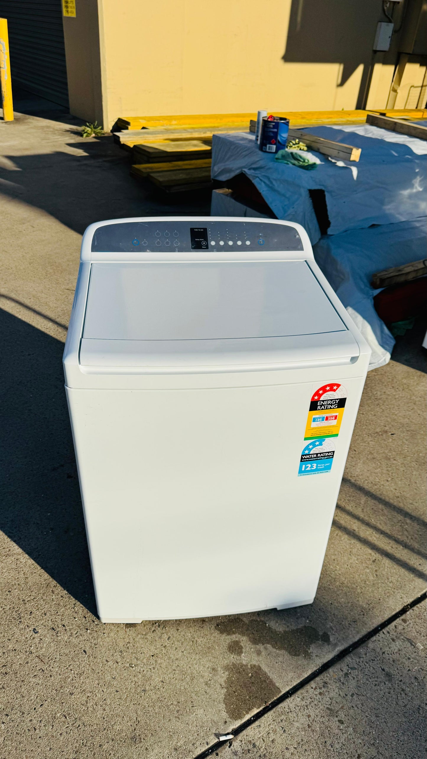 FISHER AND PAYKEL 10KGS TOP LOADER WASHING MACHINE