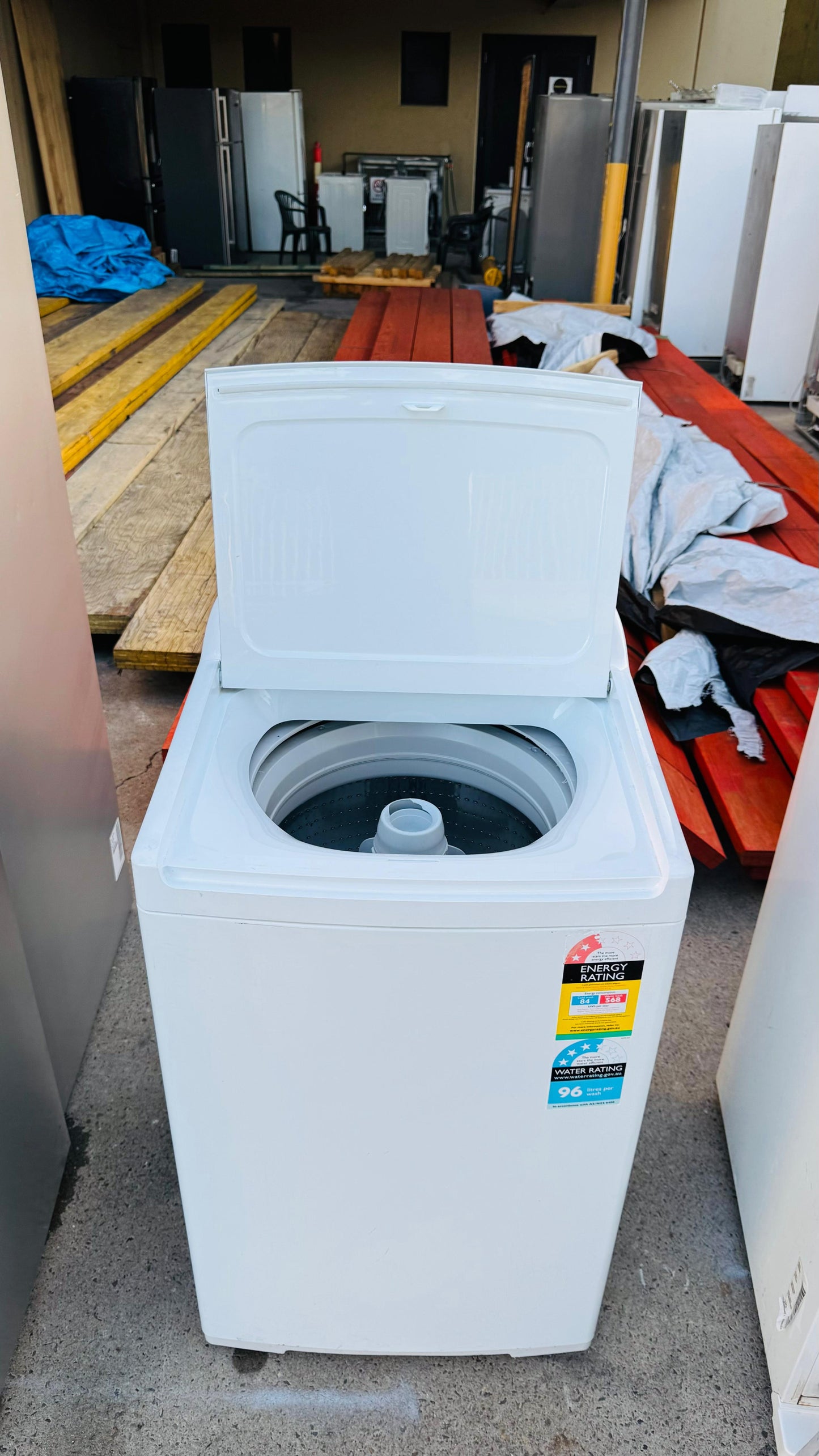 FISHER AND PAYKEL 8.5KGS TOP LOADER WASHING MACHINE