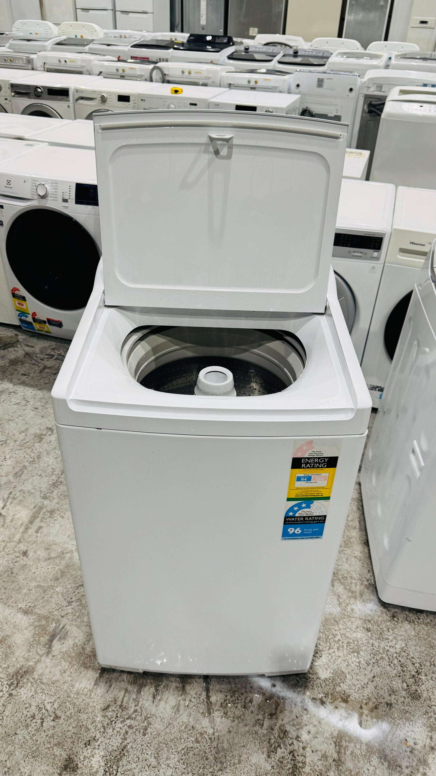 FISHER AND PAYKEL 8.5KGS TOP LOADER WASHING MACHINE