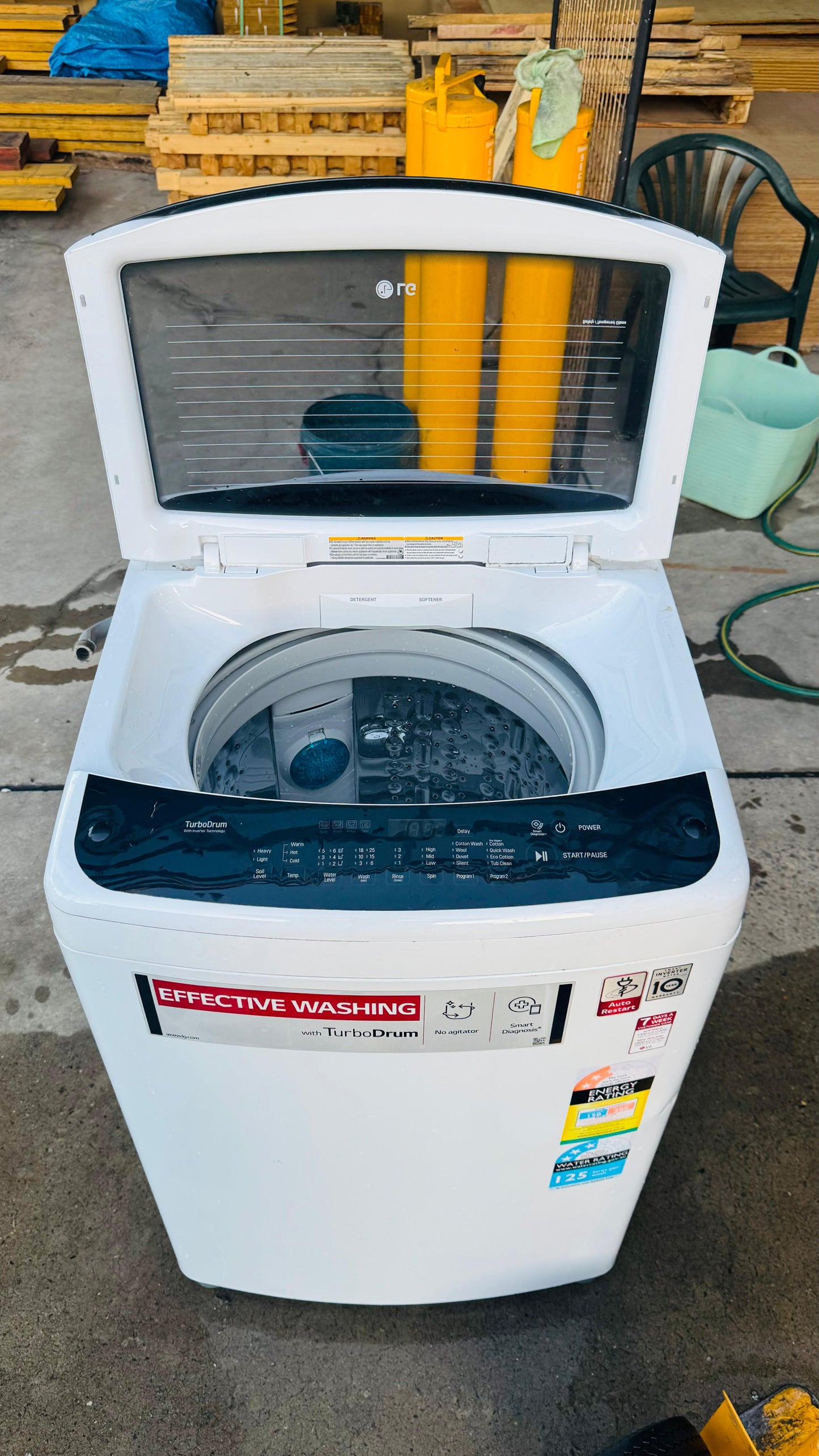 LG 8.5KGS TOP LOADER WASHING MACHINE