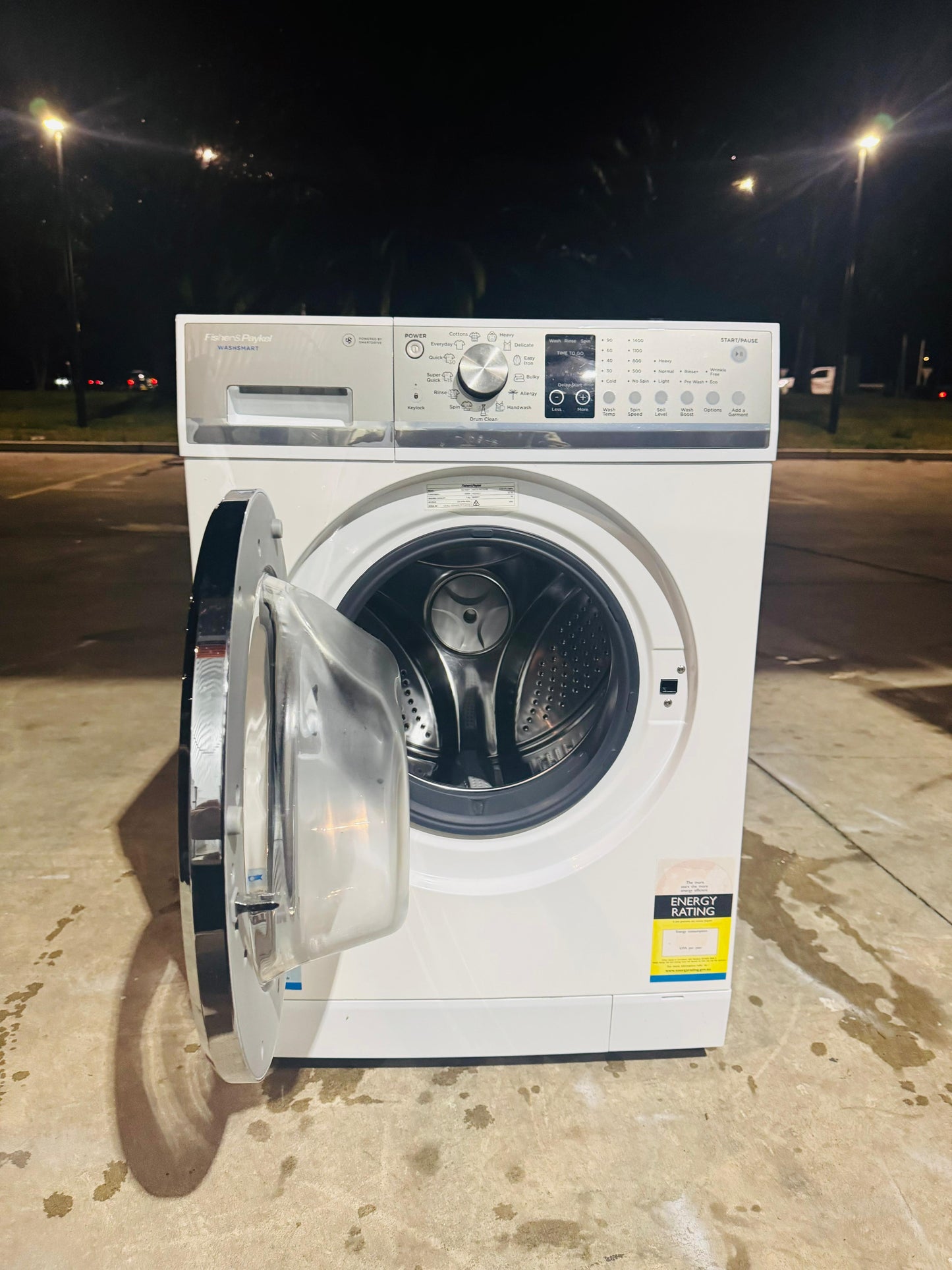 FISHER AND PAYKEL 7.5 KGS FRONT LOADER WASHING MACHINE