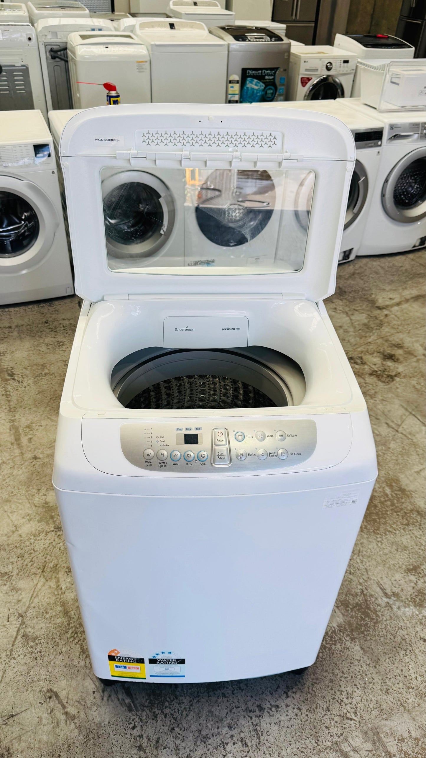 SAMSUNG 6.5KGS TOP LOADER WASHING MACHINE