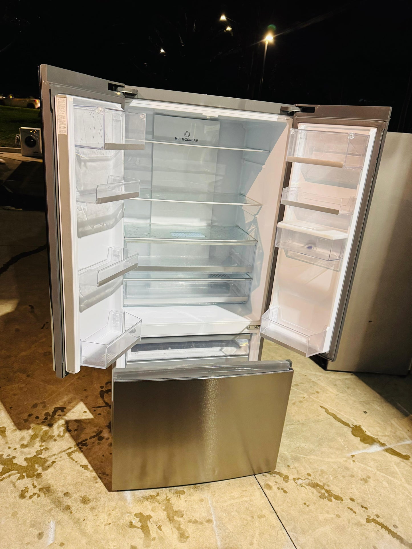 HAIER 514 LITRES FRIDGE FREEZER & NON PLUMBED WATER DISPENSER