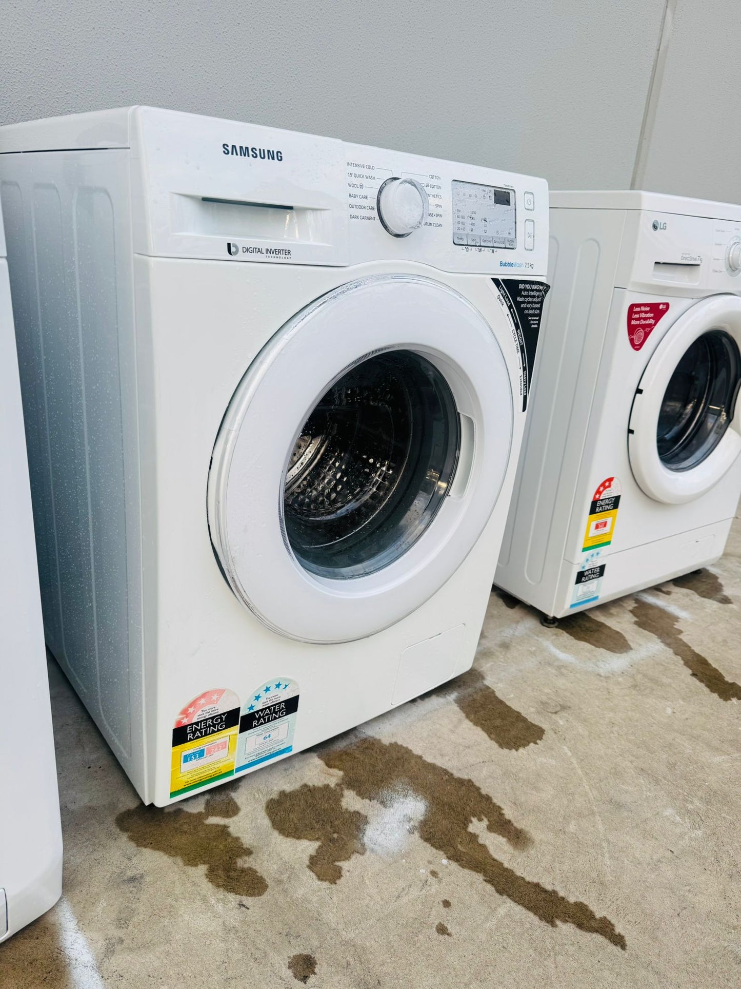 SAMSUNG 7.5 KGS FRONT LOADER WASHING MACHINE