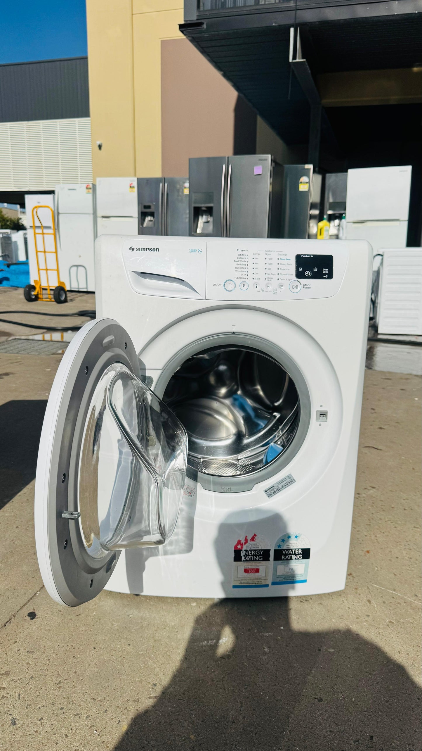 SIMPSON 7KGS FRONT LOADER WASHING MACHINE