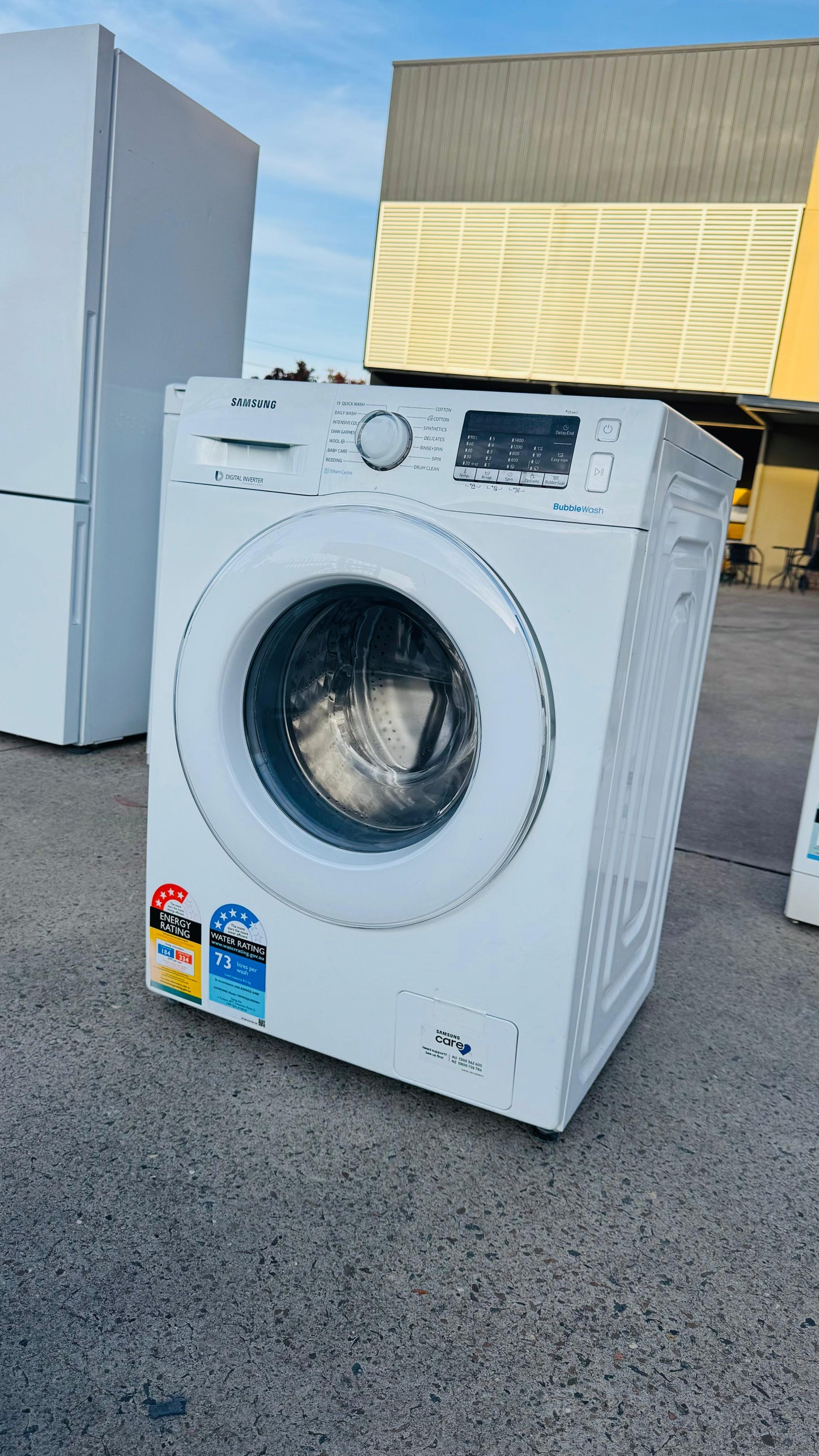 SAMSUNG 8.5KGS FRONT LOADER WASHING MACHINE