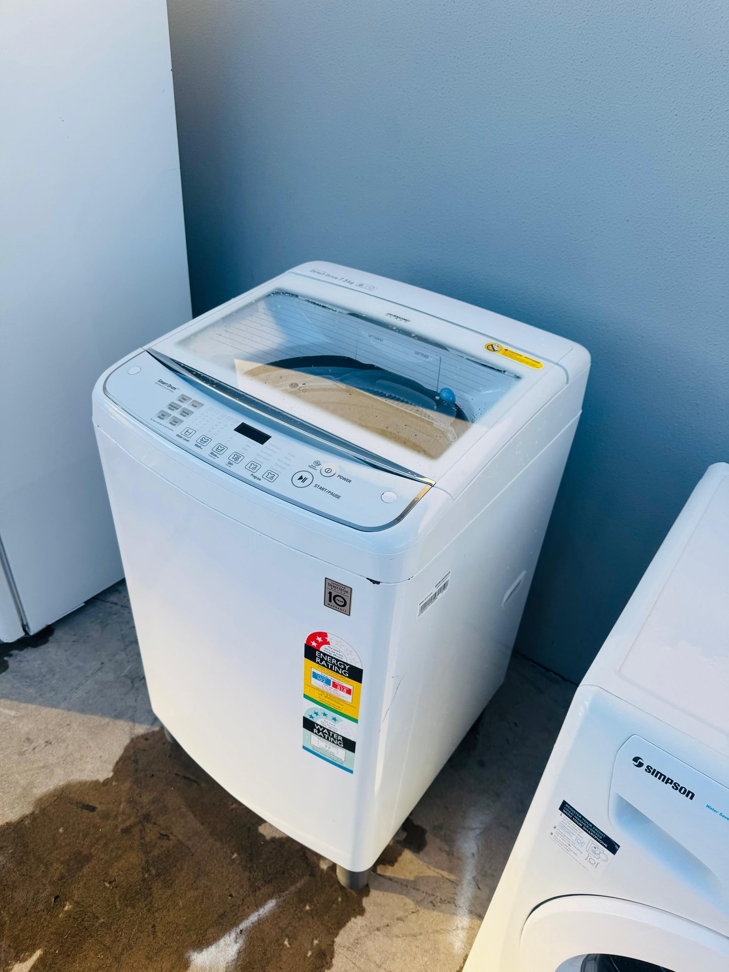 LG 7.5 KGS TOP LOADER WASHING MACHINE