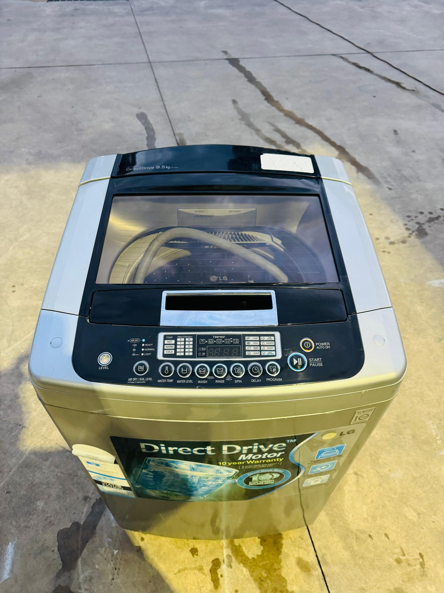 LG 9.5KGS TOP LOADER WASHING MACHINE